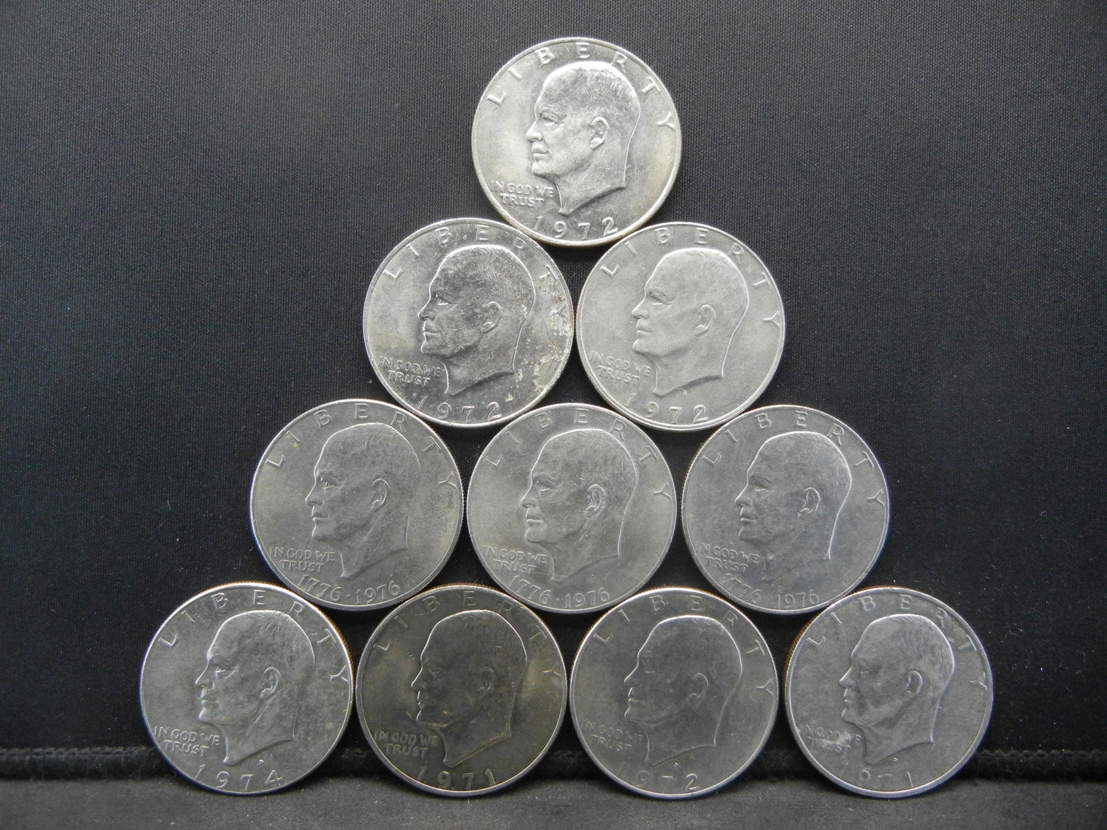 (10) Ike Dollars Various Grades and Dates (1 of 2)