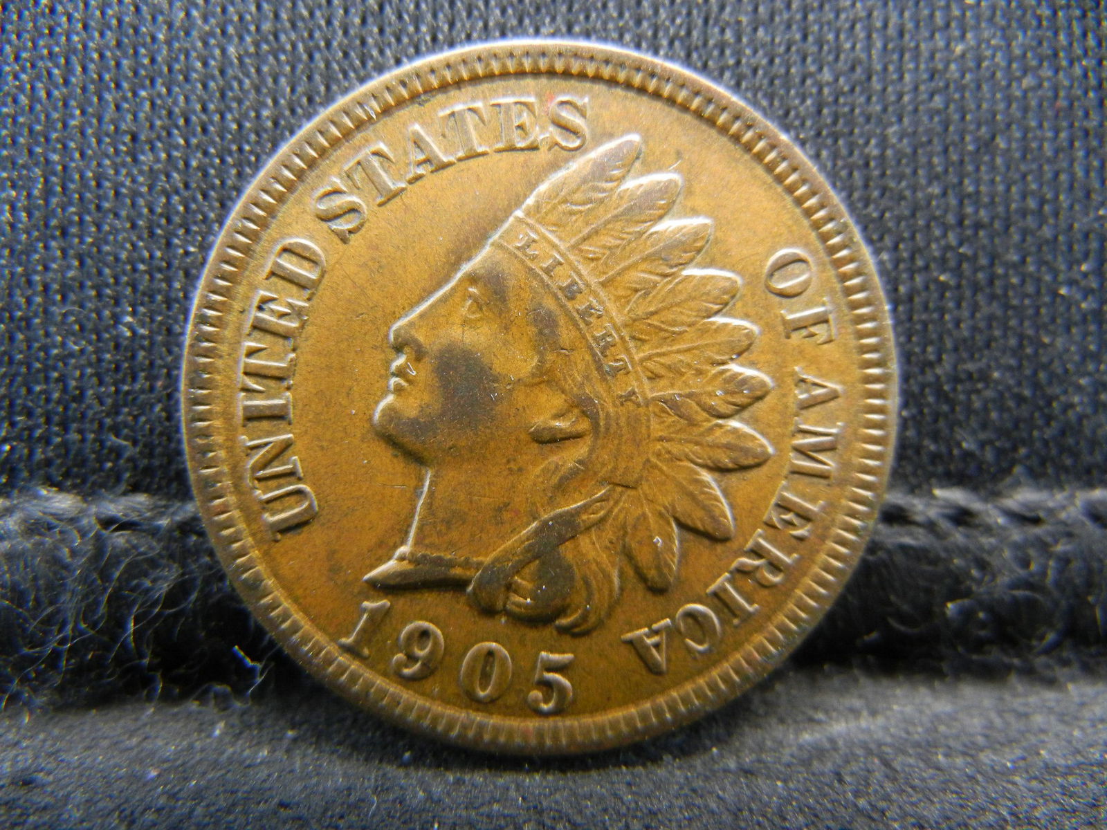 1905 Indian Cent AU/BU (1 of 2)