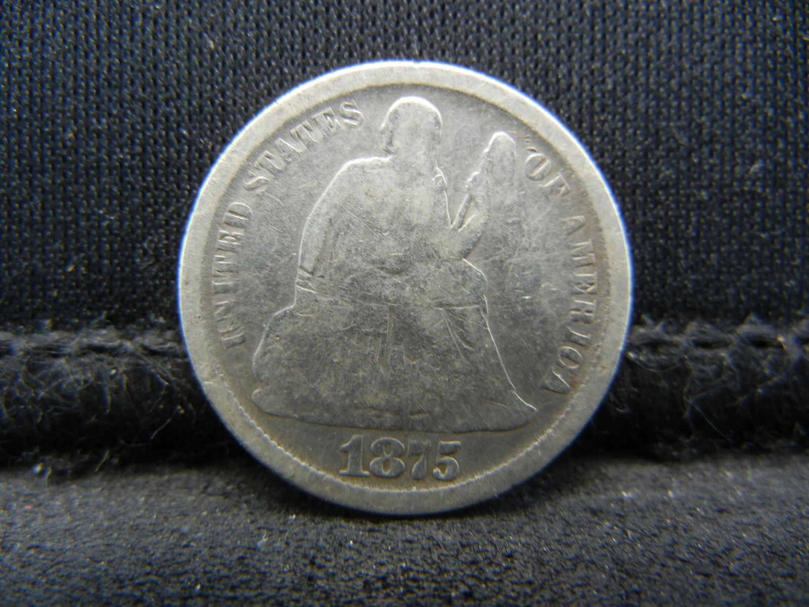 1875 CC Seated Dime Semi Key (1 of 2)