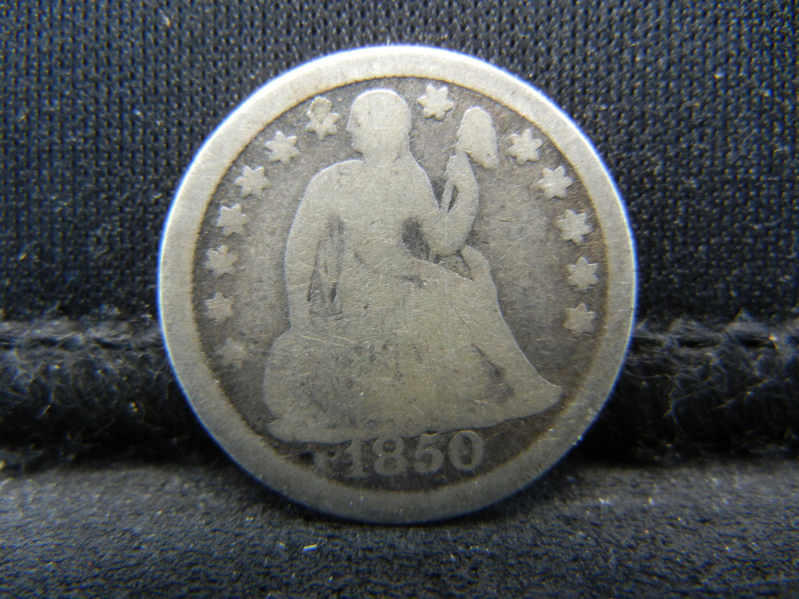 1850 Seated Dime (1 of 2)