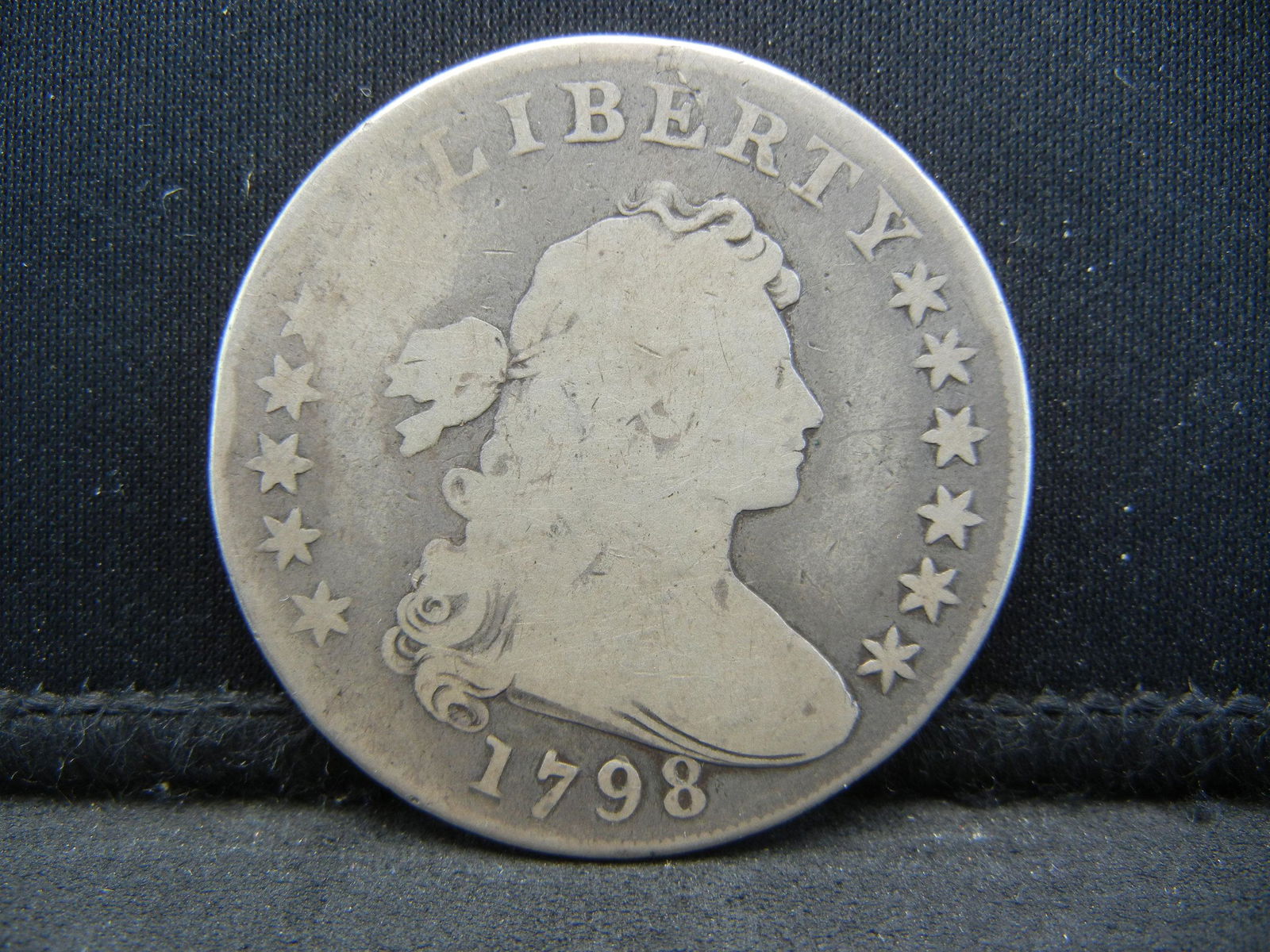 1798 Bust Dollar G/VG Nice Original Coin Scarce (1 of 3)