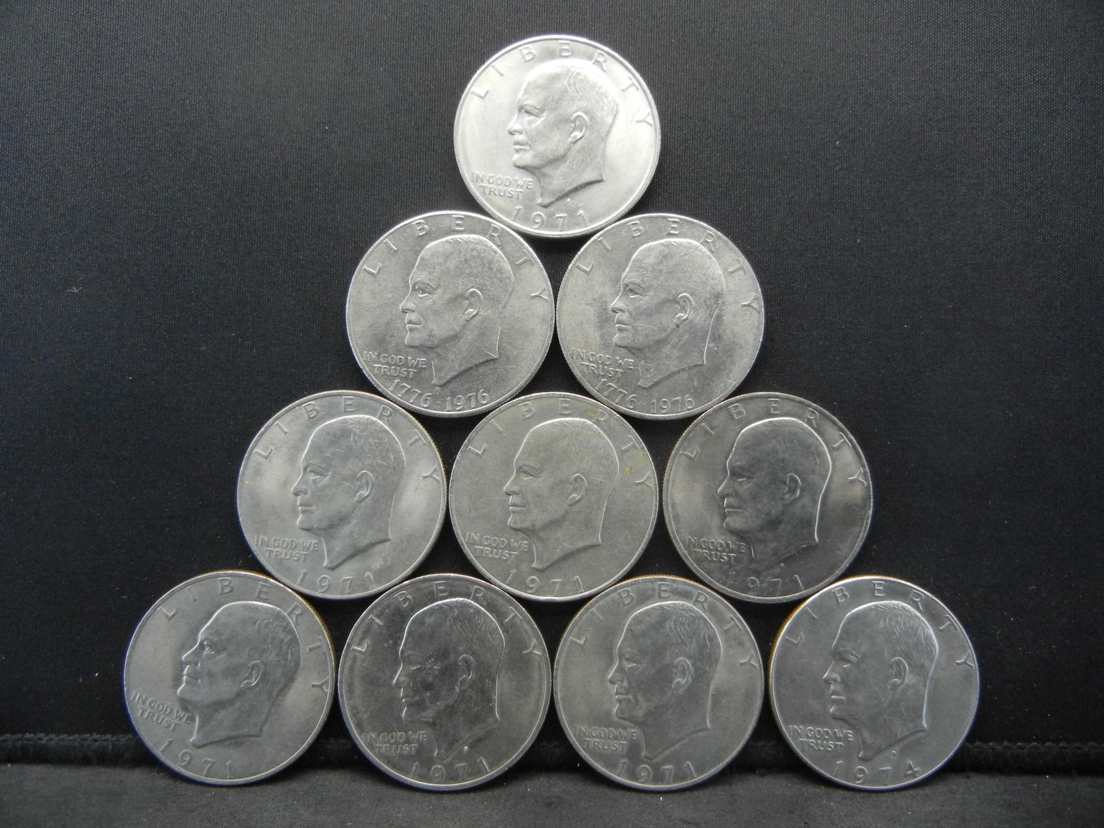 (10) Ike Dollars Various Grades and Dates (1 of 2)