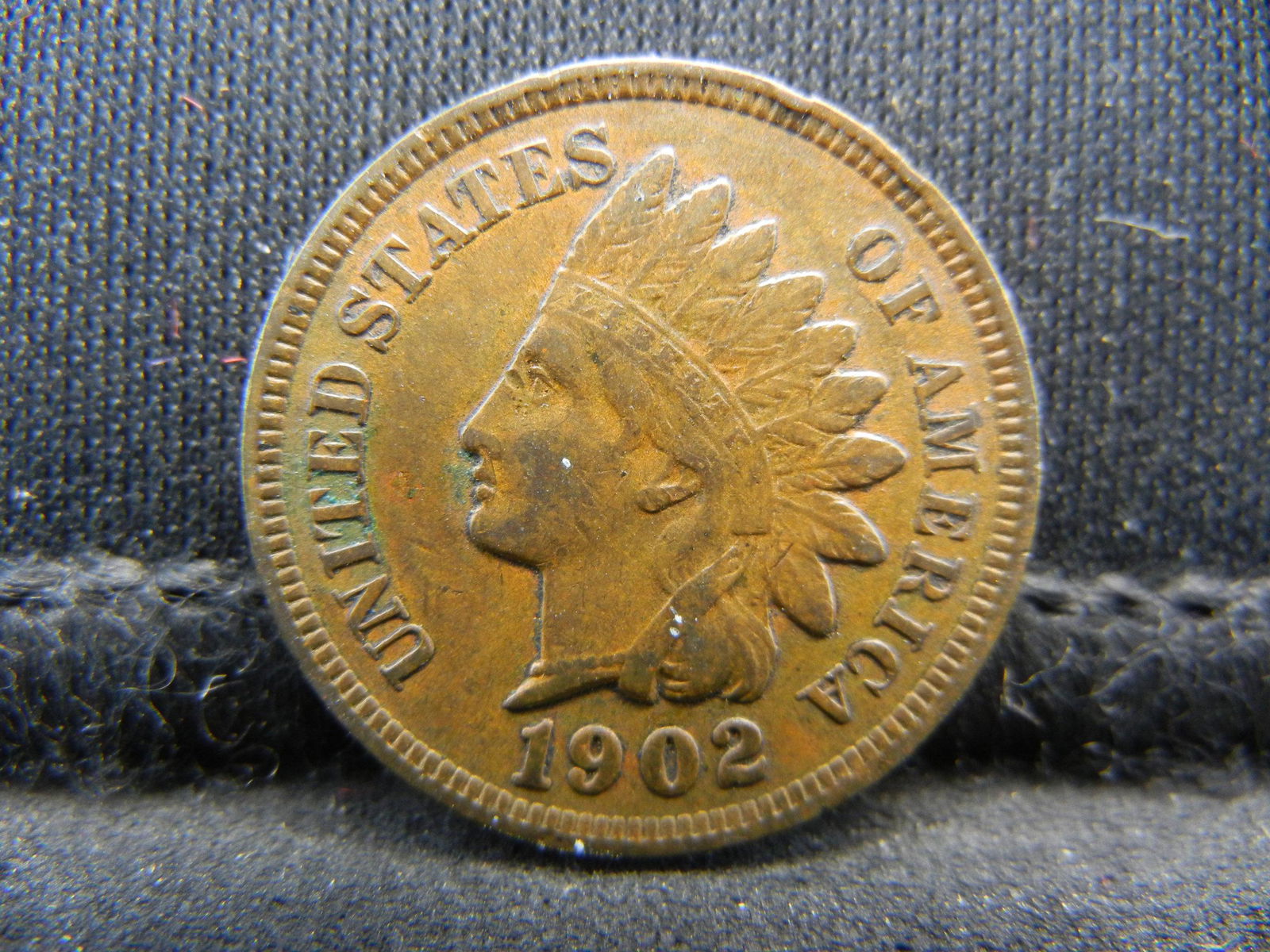 1902 United States Indian Head Penny Cent (1 of 2)