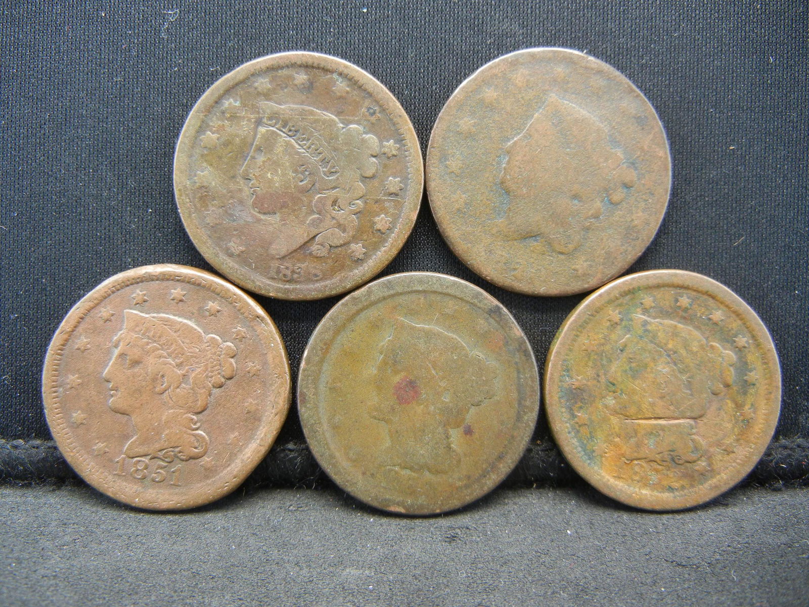 5 - United States Cull Large Cents - Readable Dates (1 of 2)