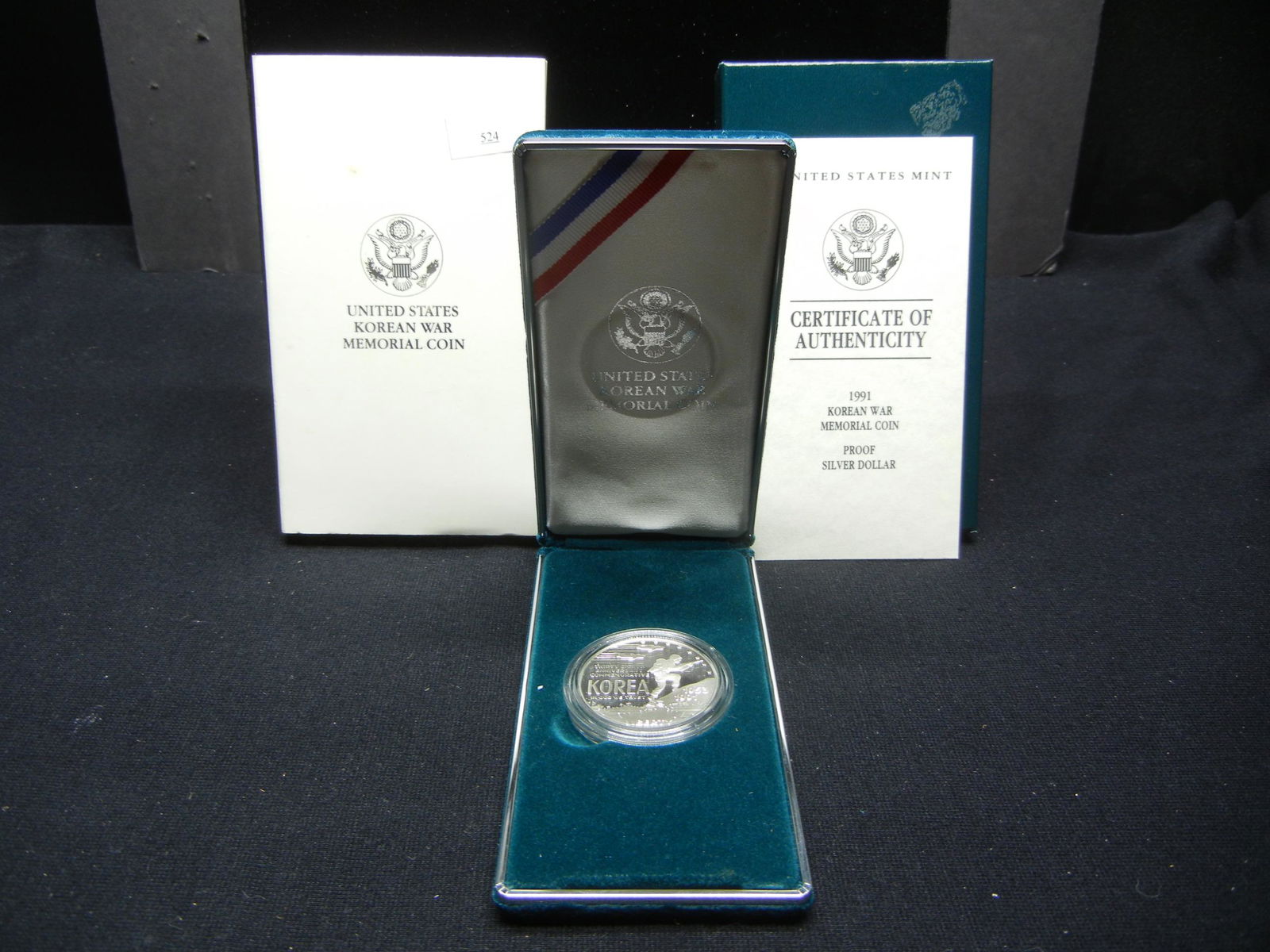 1991 United States Korean War Proof Silver Dollar in (1 of 4)