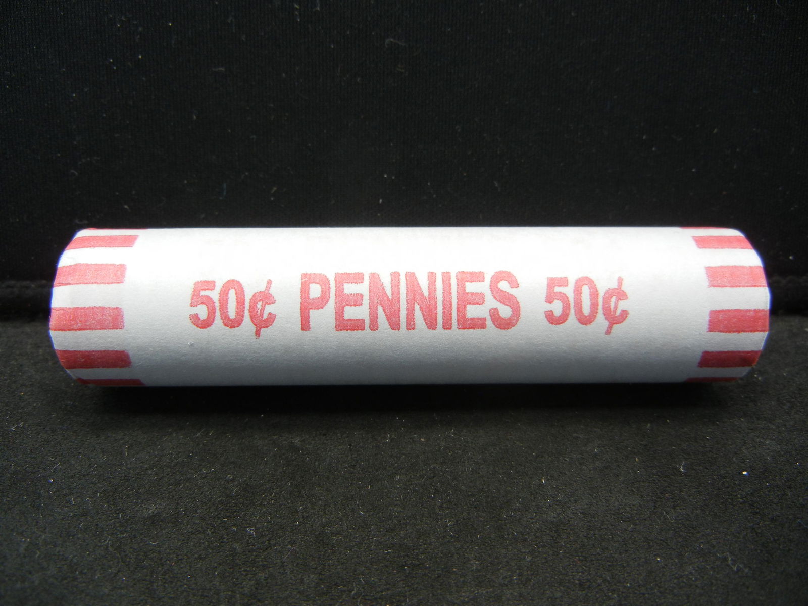 Paper Wrapped Roll of United States Lincoln Wheat Penny (1 of 3)