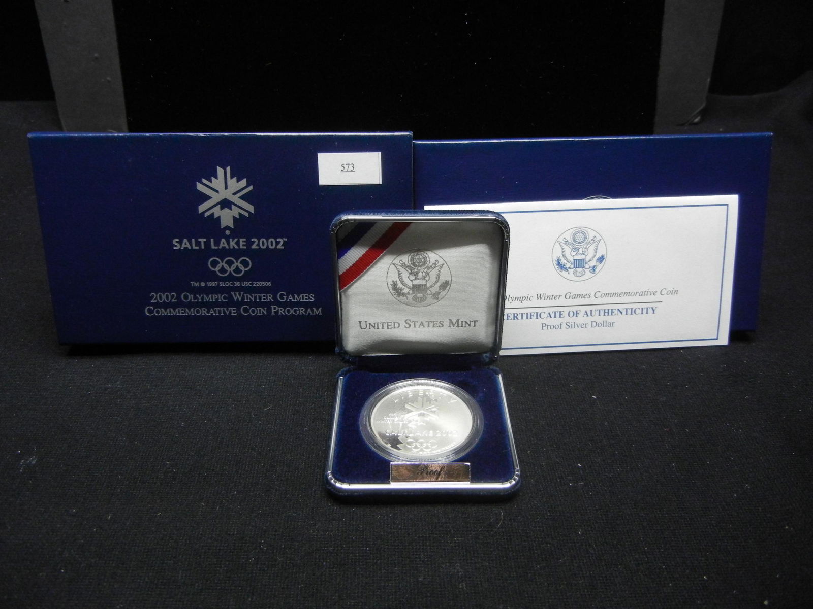 2002 United States Olympic Winter Games Proof Silver (1 of 4)