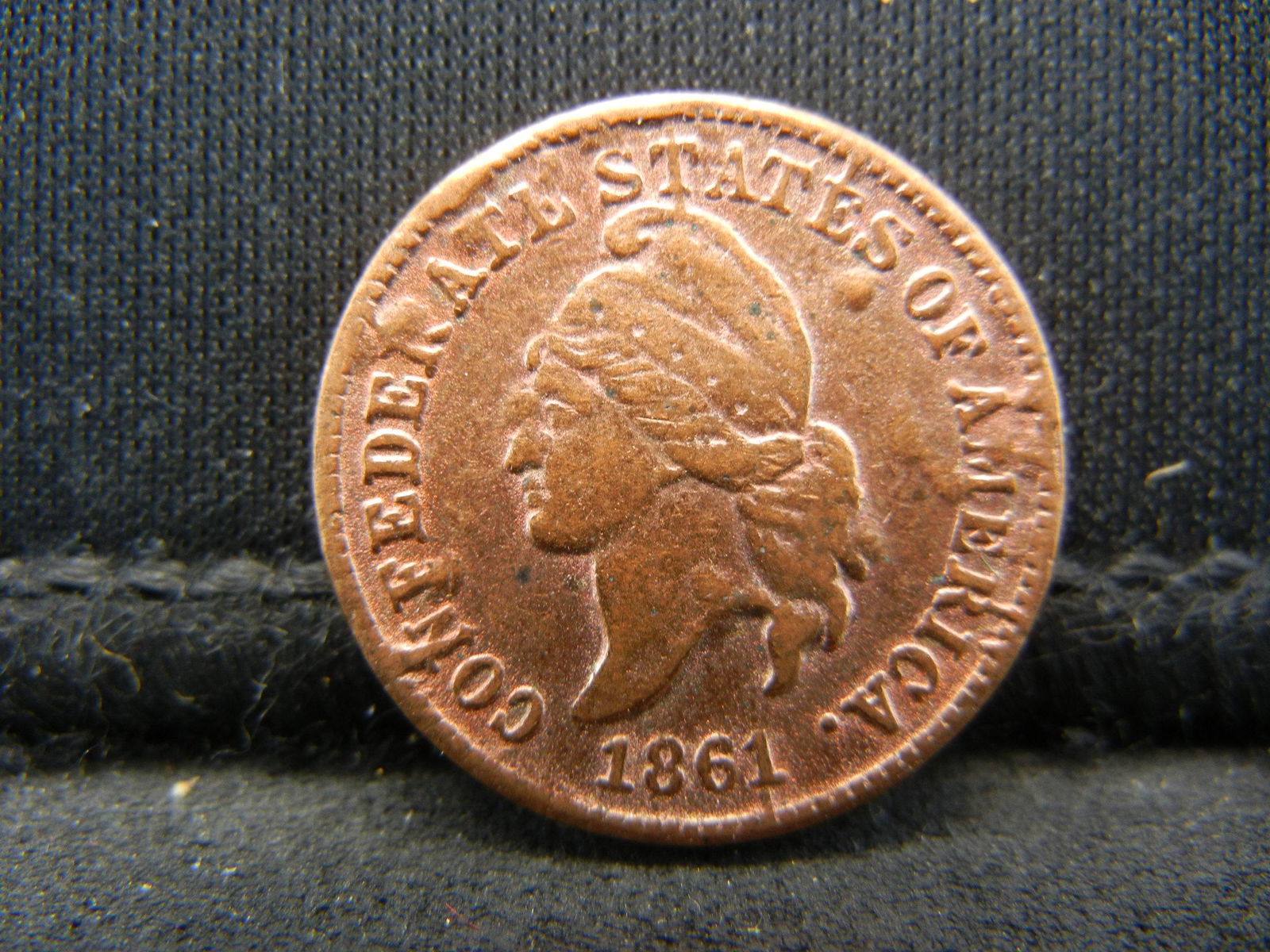 1861 Confederate Cent - Bashlow Restrike (1 of 2)