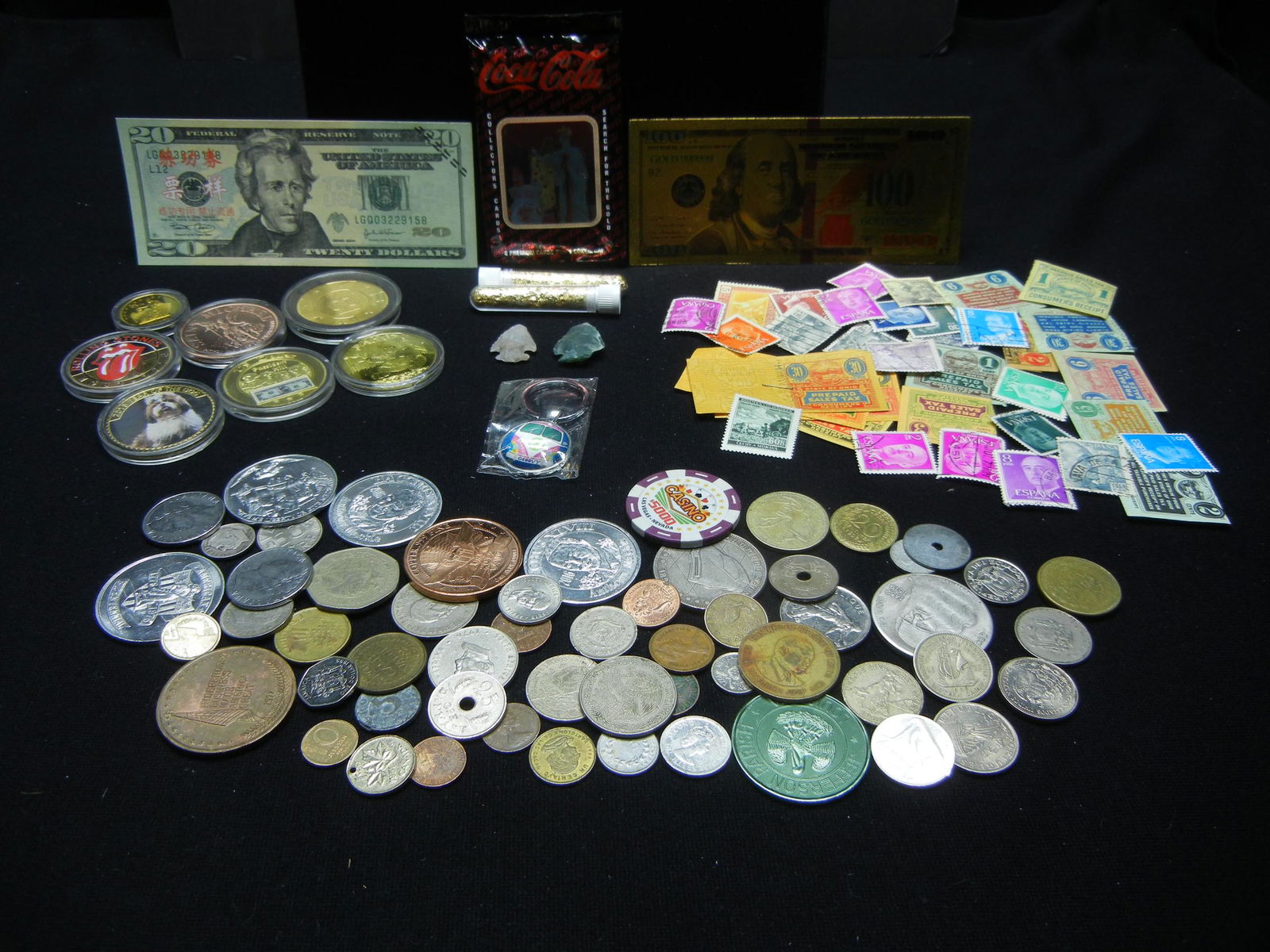 HUGE LOT (20 OZ) OF "JUNK DRAWER COLLECTABLES" (1 of 10)