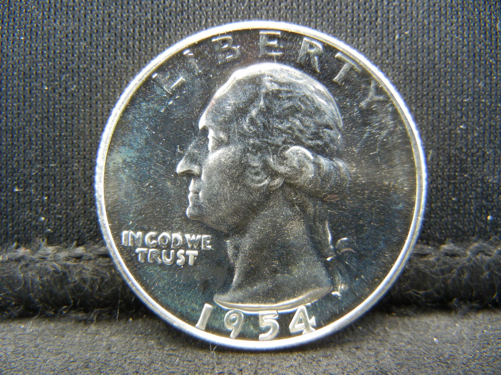 1954 Silver Washington Gem Proof Quarter Nice (1 of 2)