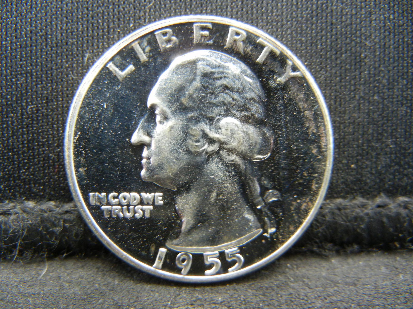 1955 Silver Washington Gem Proof Quarter Nice (1 of 2)