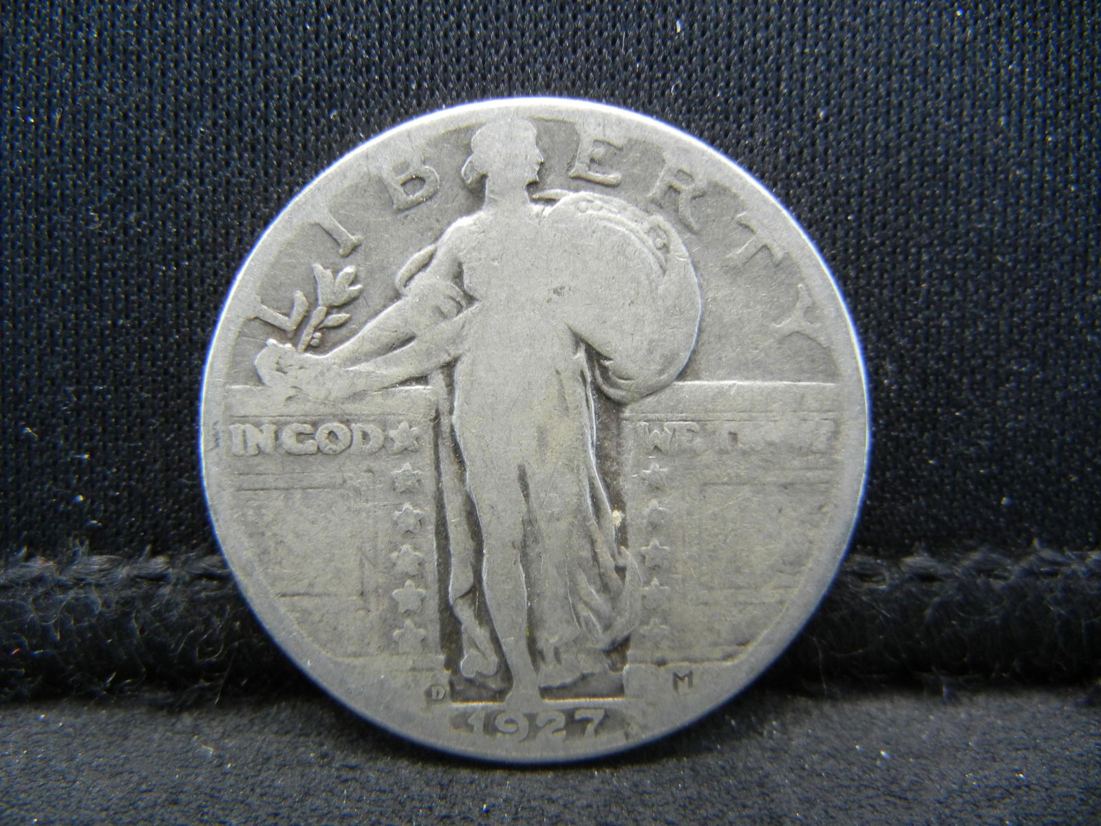 1927 D Standing Liberty Quarter VG/F Better Date (1 of 2)