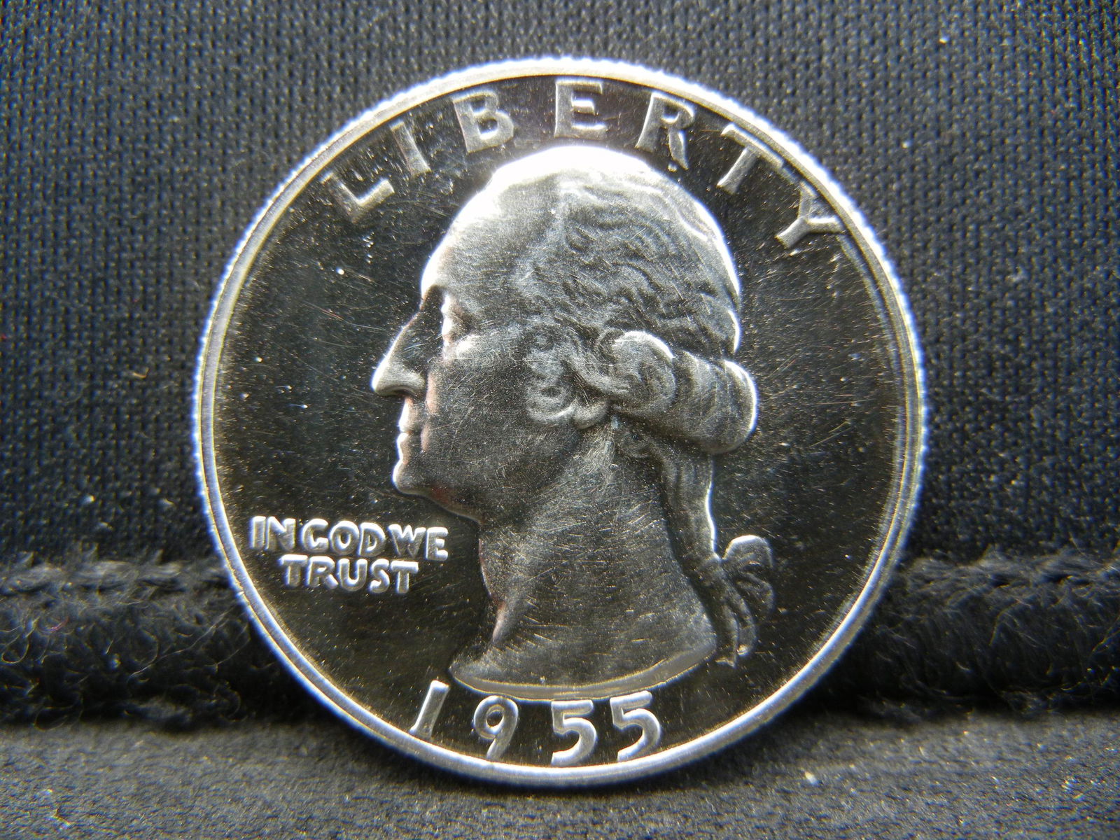 1955 Gem Proof Silver Quarter Nice (1 of 2)