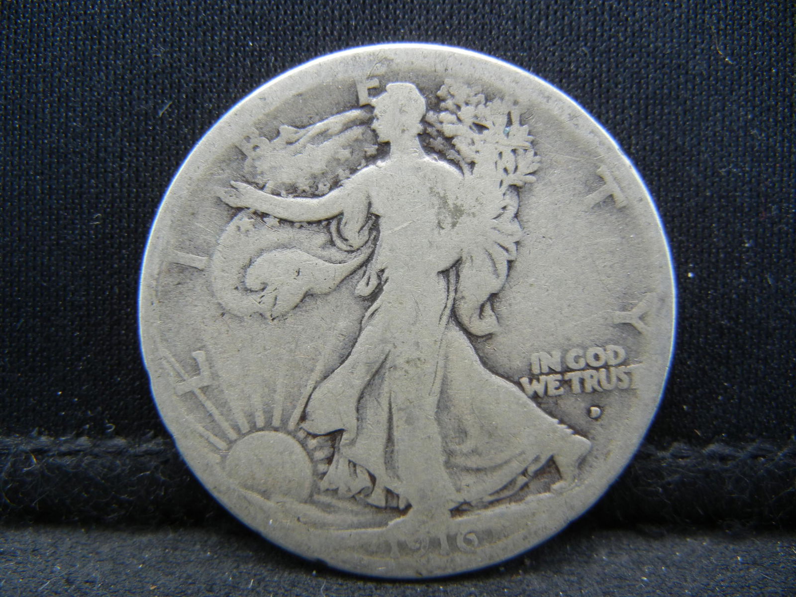 1916 D Walking Liberty half dollar key date (1 of 2)