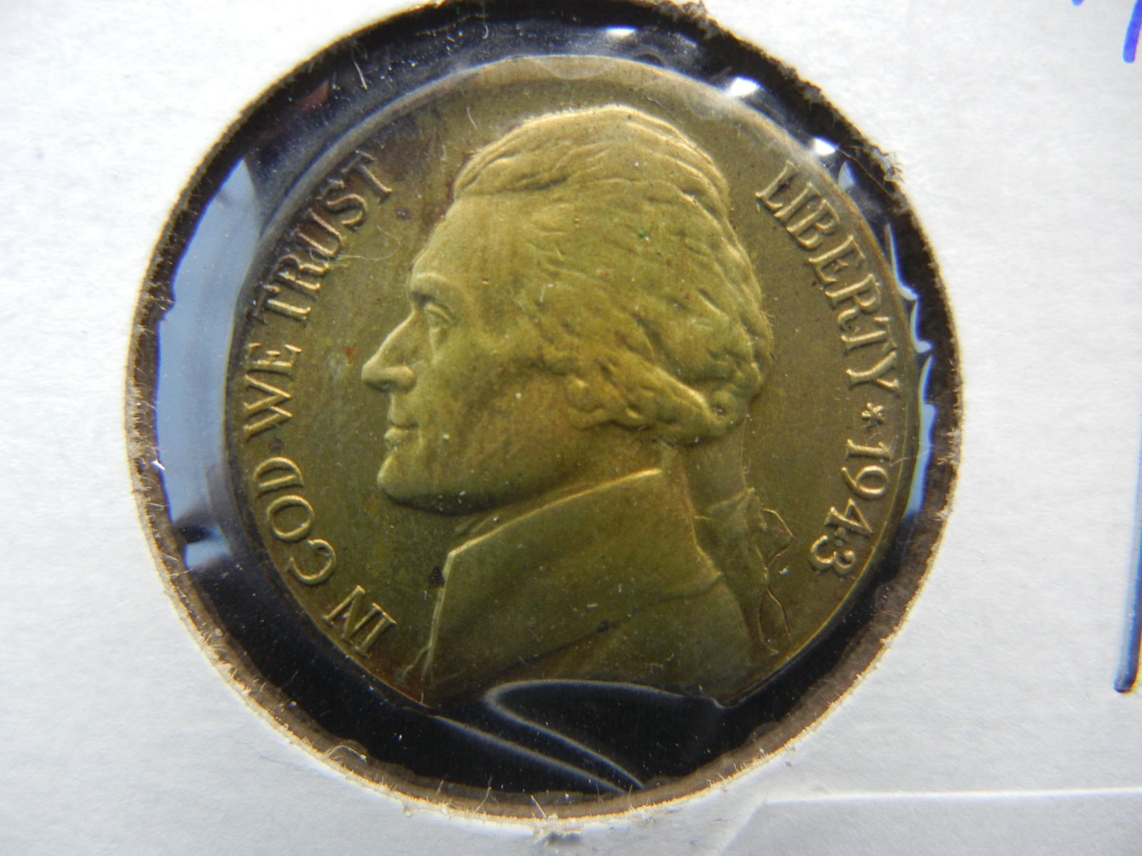 1943 S Silver War Nickel Large Clip (1 of 3)