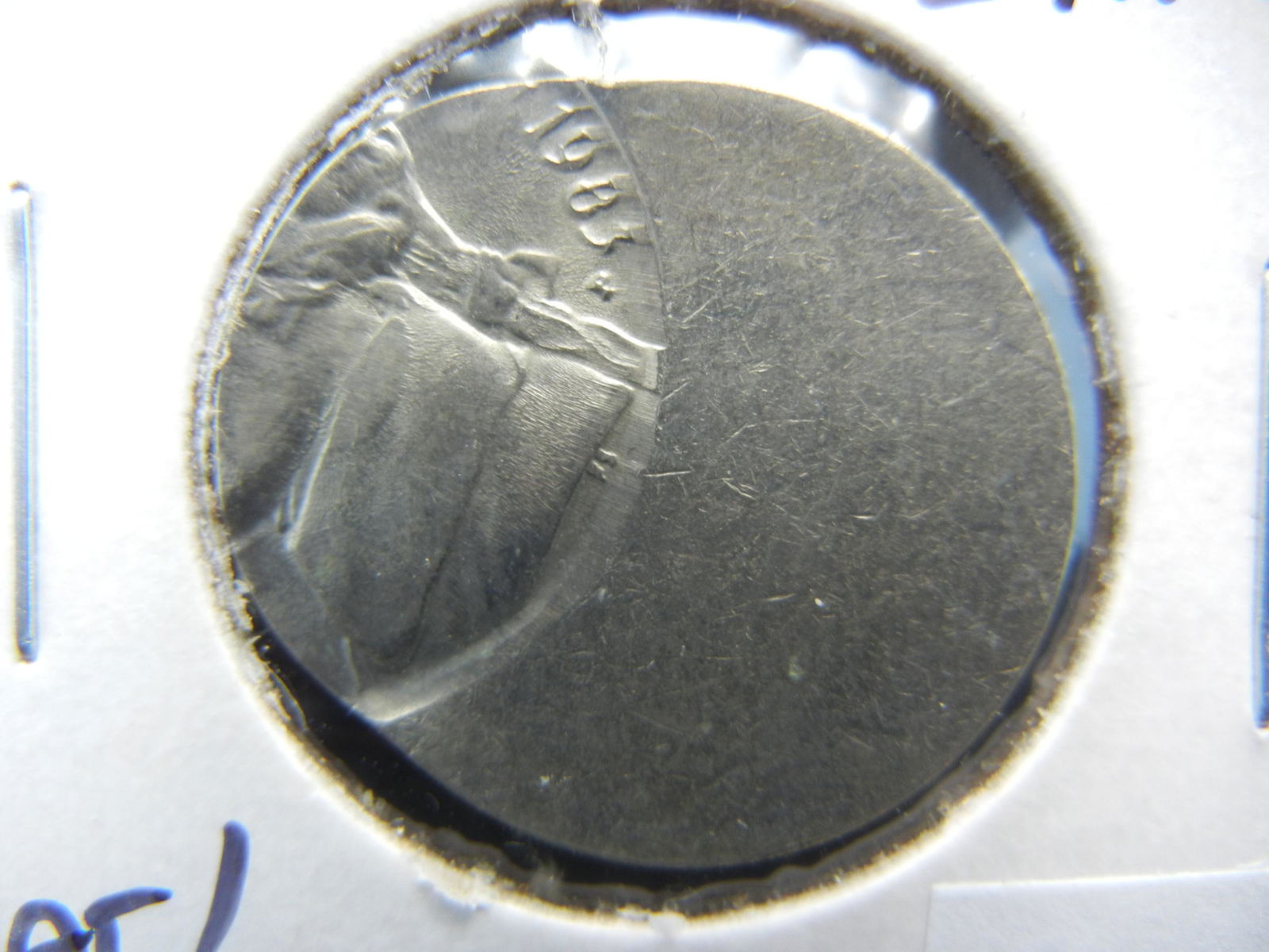 1983 P Jefferson Nickel Off Center Error (1 of 3)