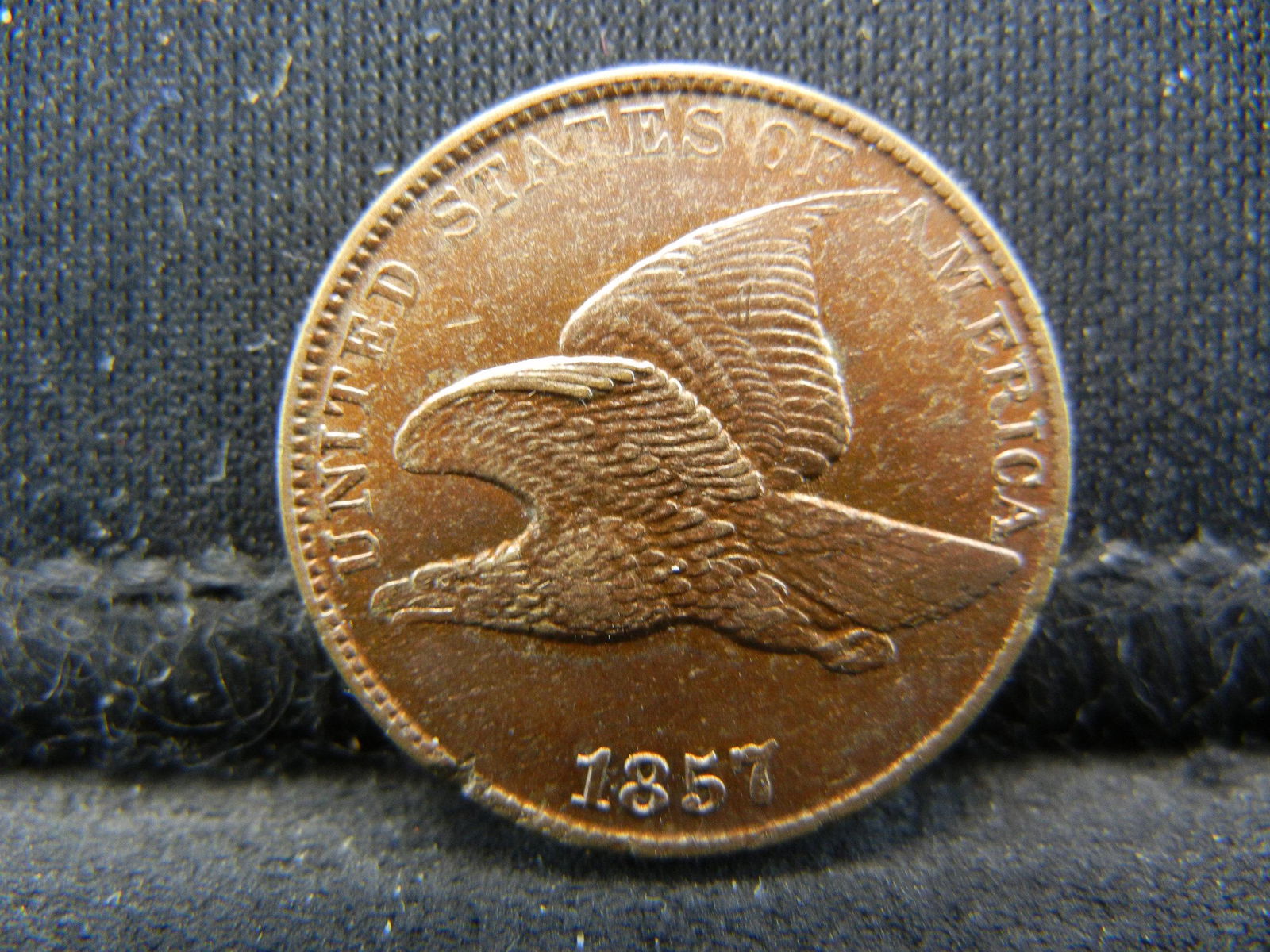 1857 Flying Eagle Cent CH BU Gorgeous!! (1 of 2)