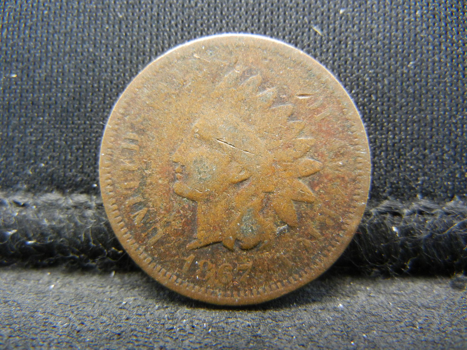 1867 Indian Cent Key Date Nice (1 of 2)