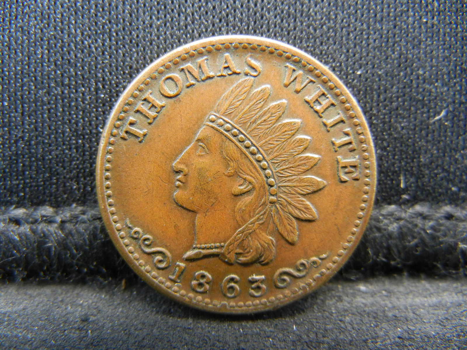 1863 Civil War Token New York Higher Grade (1 of 2)