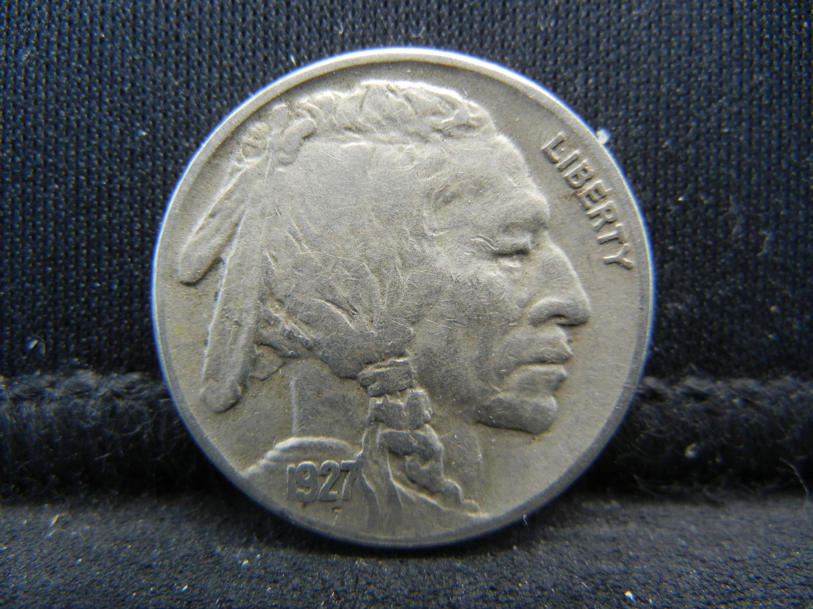 1927 S Buffalo Nickel VF Scarce in High Grade (1 of 2)