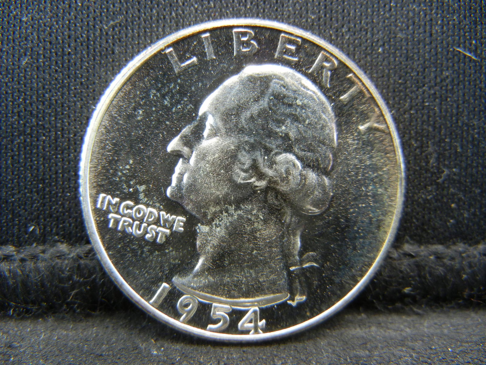 1954 Gem Proof Silver Washington Quarter Scarce (1 of 2)