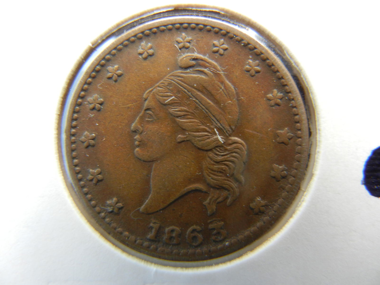 1863 Civil War Token (1 of 3)