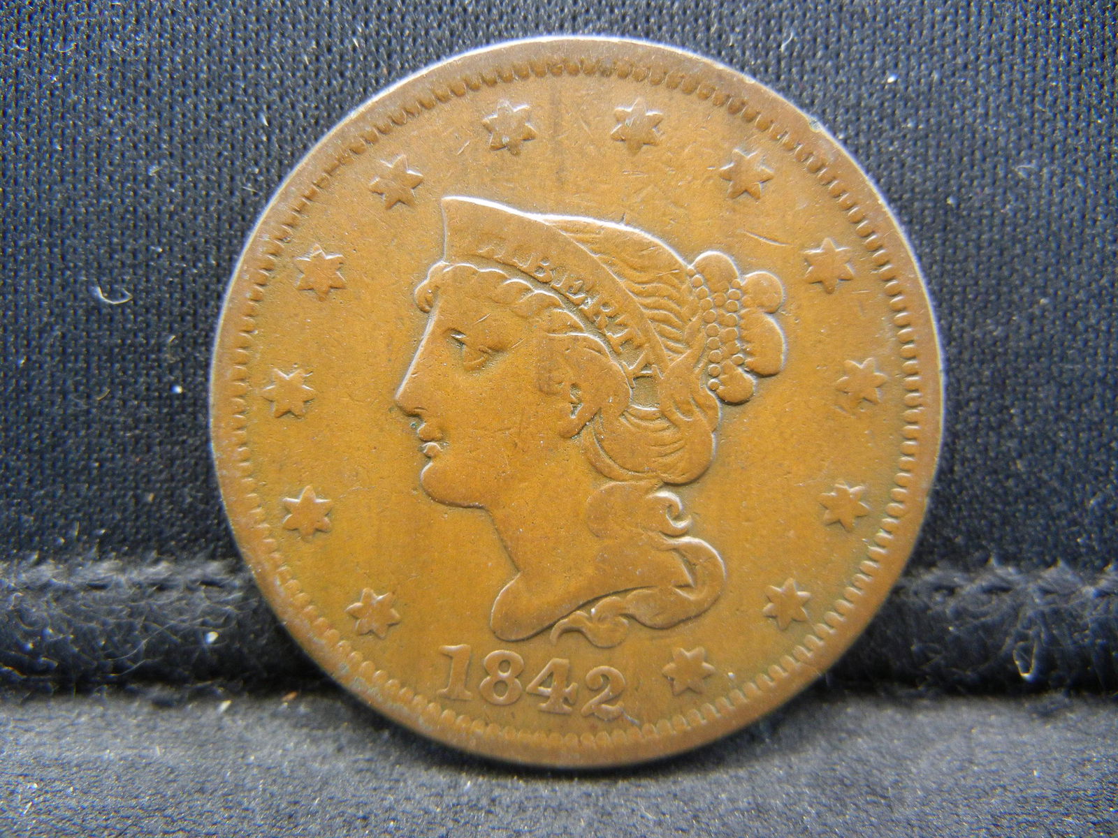 1842 Large Cent (1 of 2)