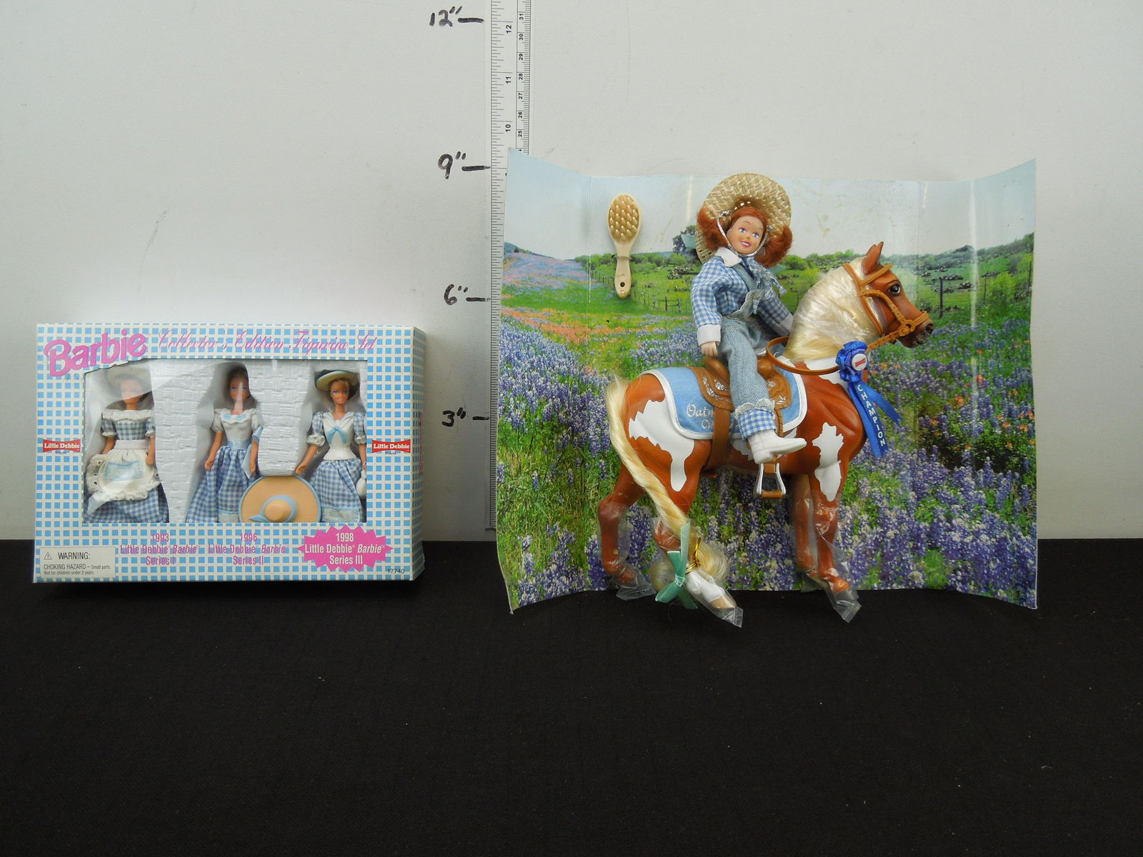 Breyer Horse & Rider Playset and Barbie 1998 Little (1 of 3)