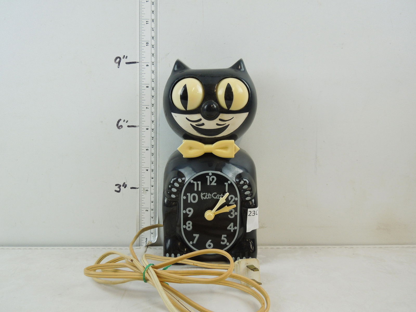 Vintage Black Kit Cat Klock - Works (1 of 4)