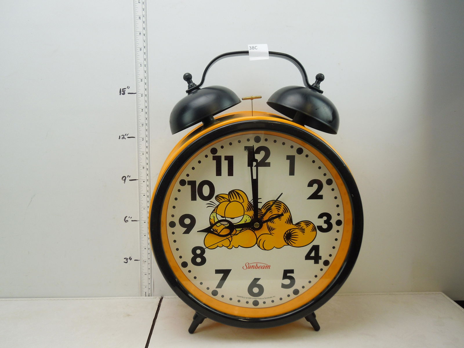 Large Sunbeam Garfield Alarm Clock Feb 01, 2020 Richard L. Edwards