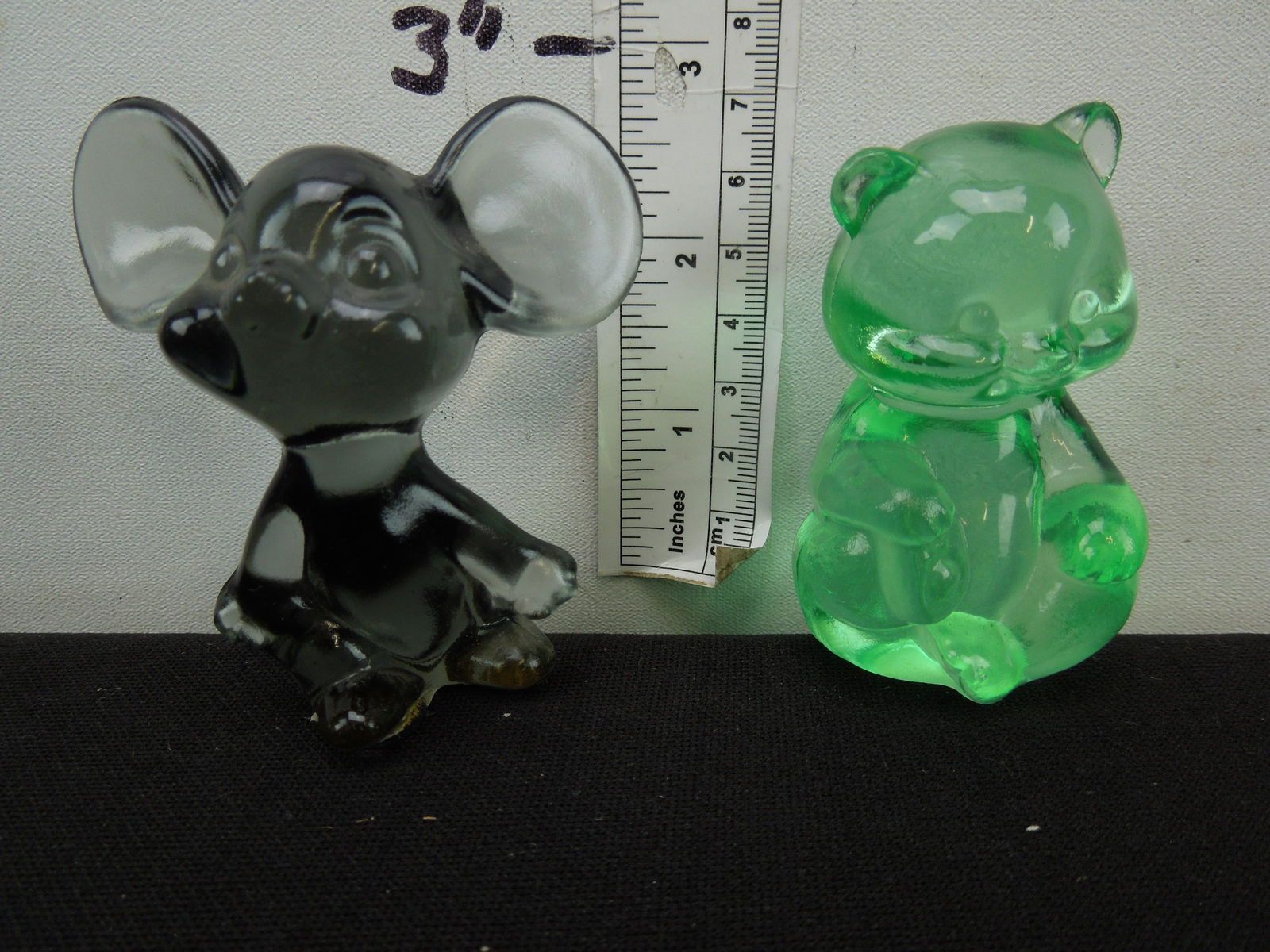 Fenton Glass Mouse & Bear (1 of 2)
