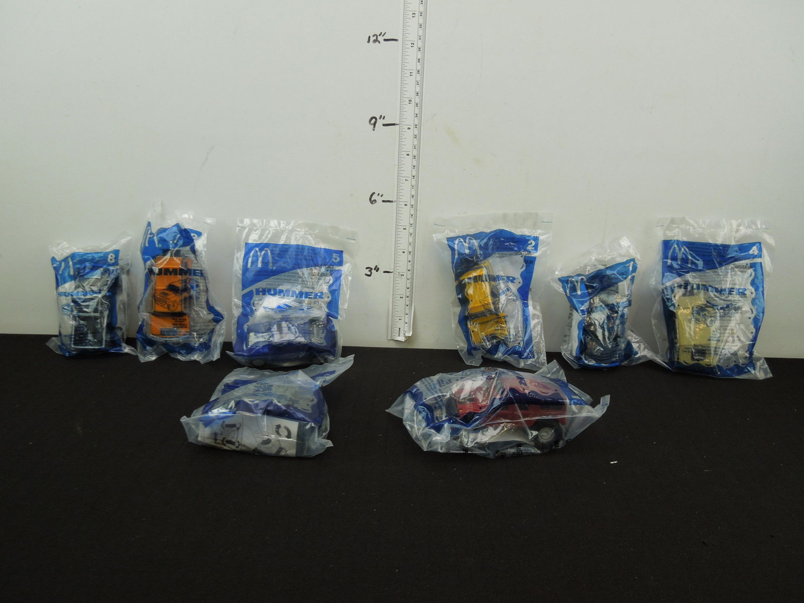 McDonald's Happy Meal Toys Hot Wheels Hummer Set of 8 (1 of 1)