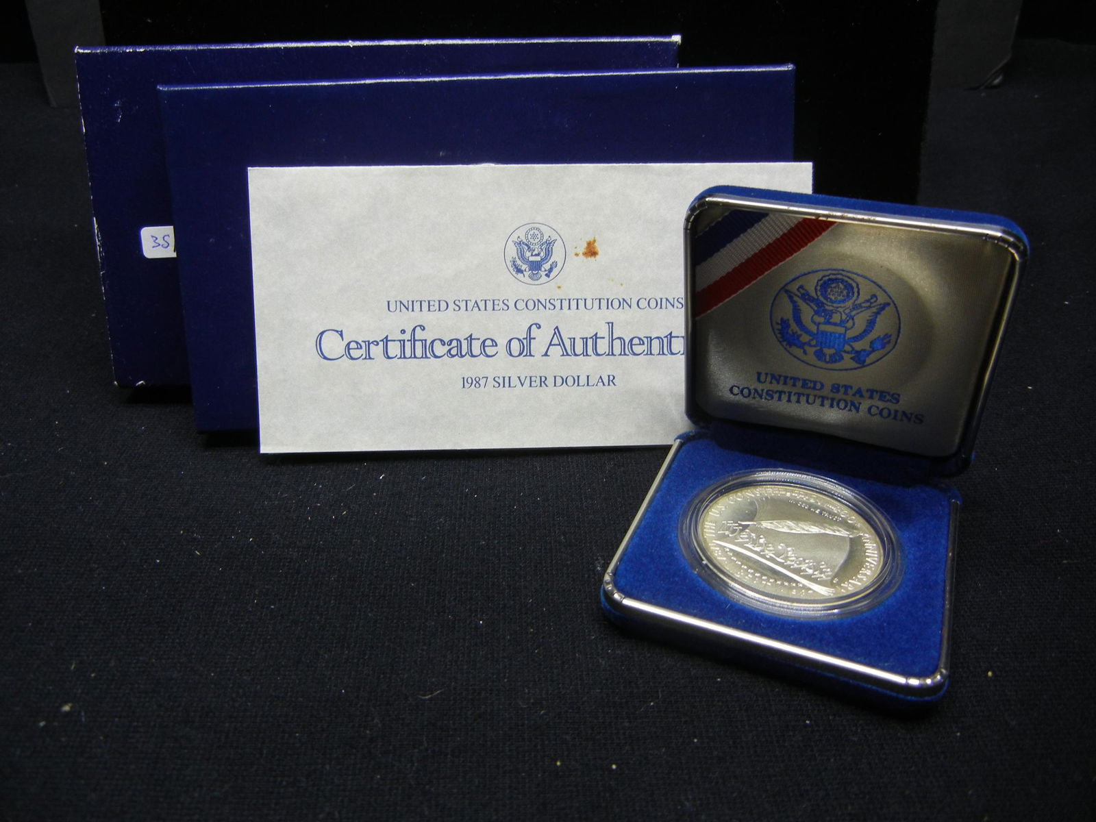 1987-S Constitution Silver Dollar.  GEM Proof in (1 of 4)