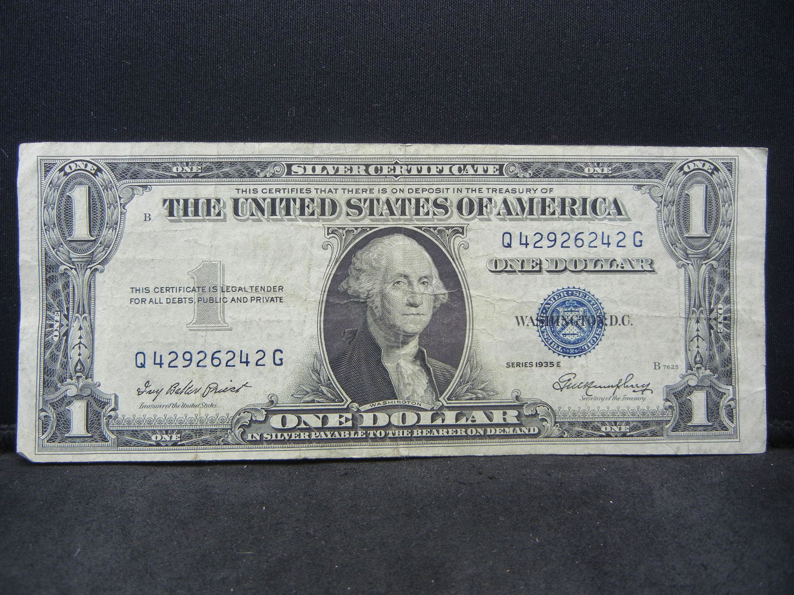 1935 E $1.00 Silver Certificate (1 of 3)