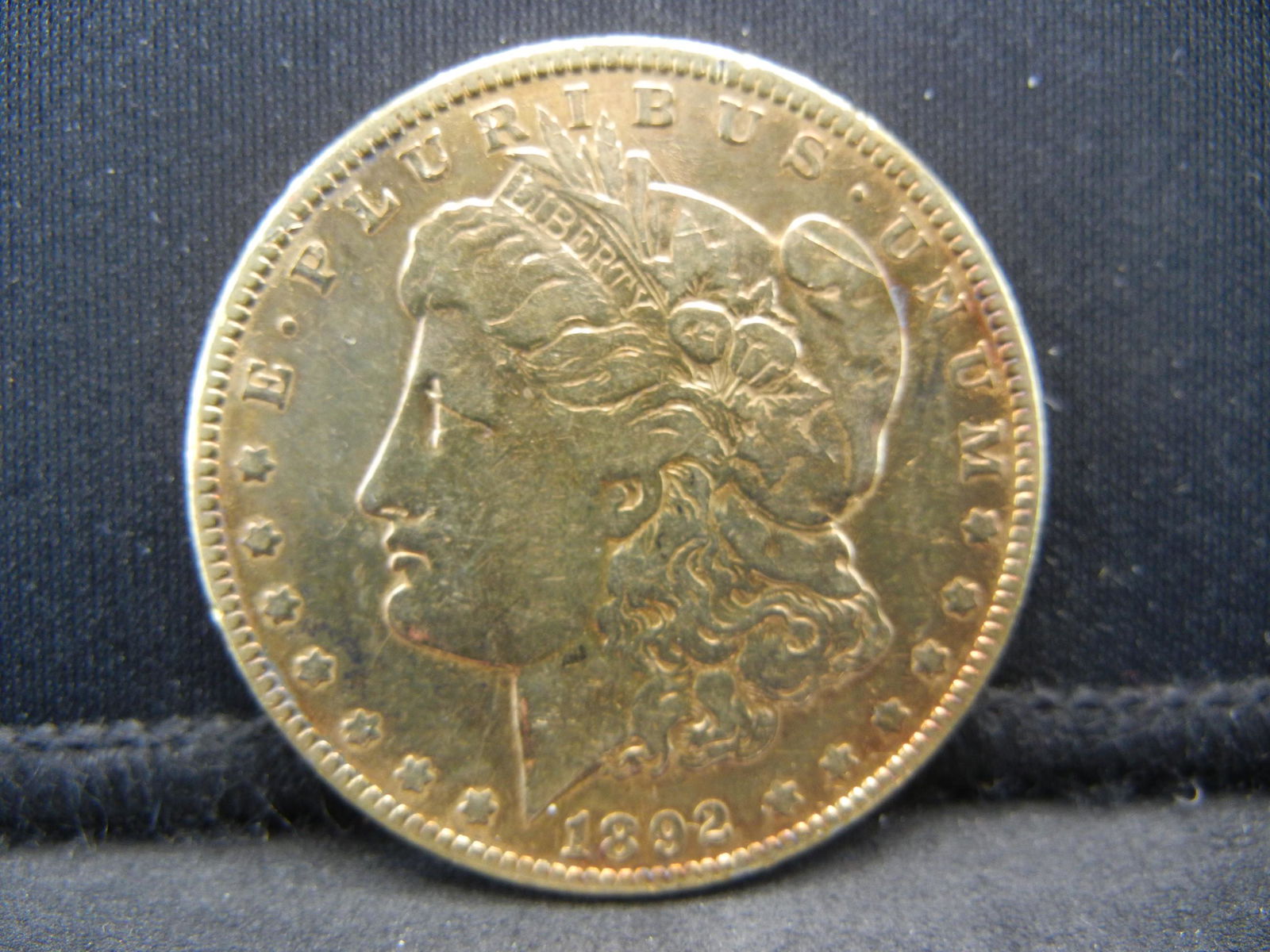 1892 Morgan Dollar Gold Plated Scarce Date (1 of 2)