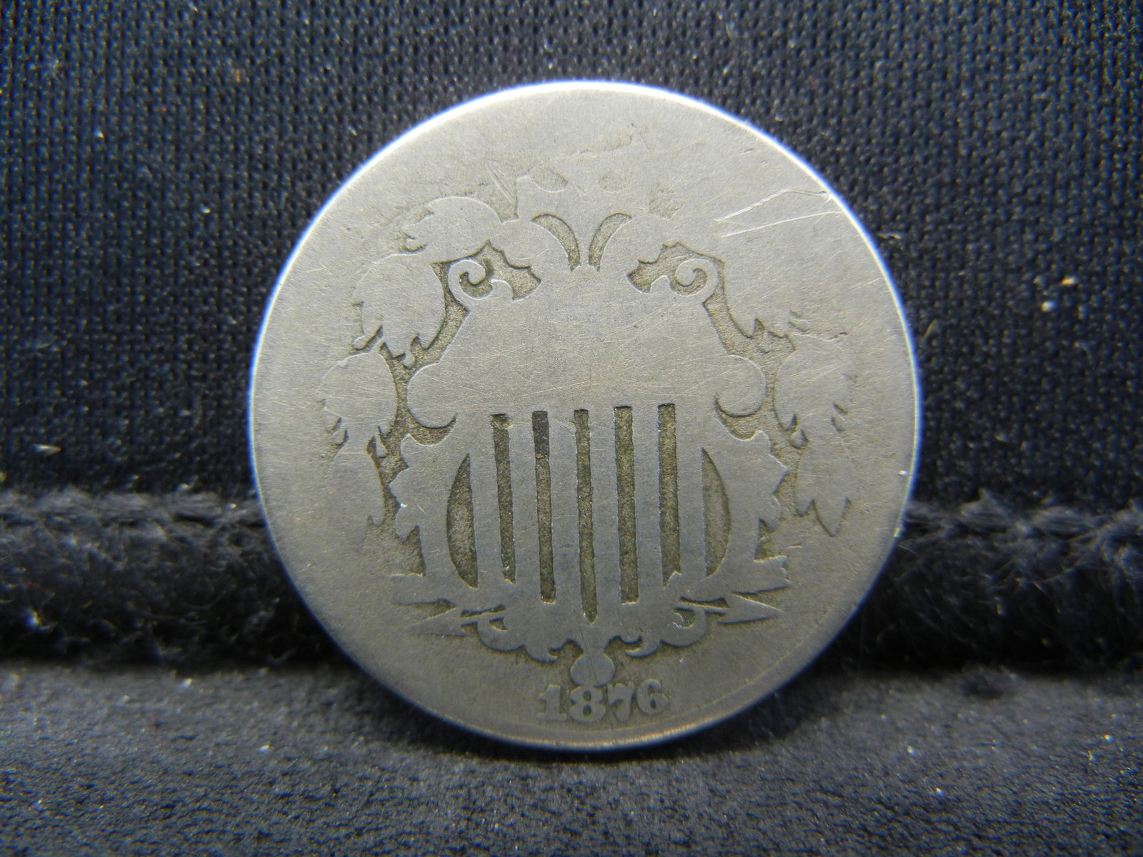 1876 Shield Nickel Better Date (1 of 2)