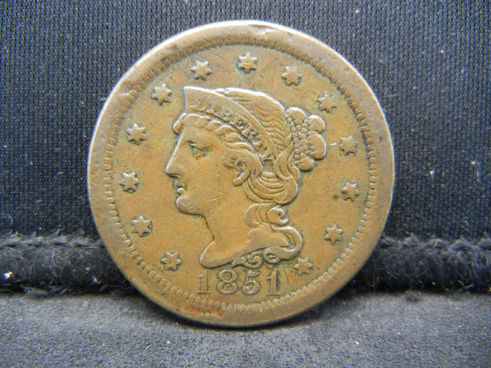 1851 Large Cent Strong Details (1 of 2)
