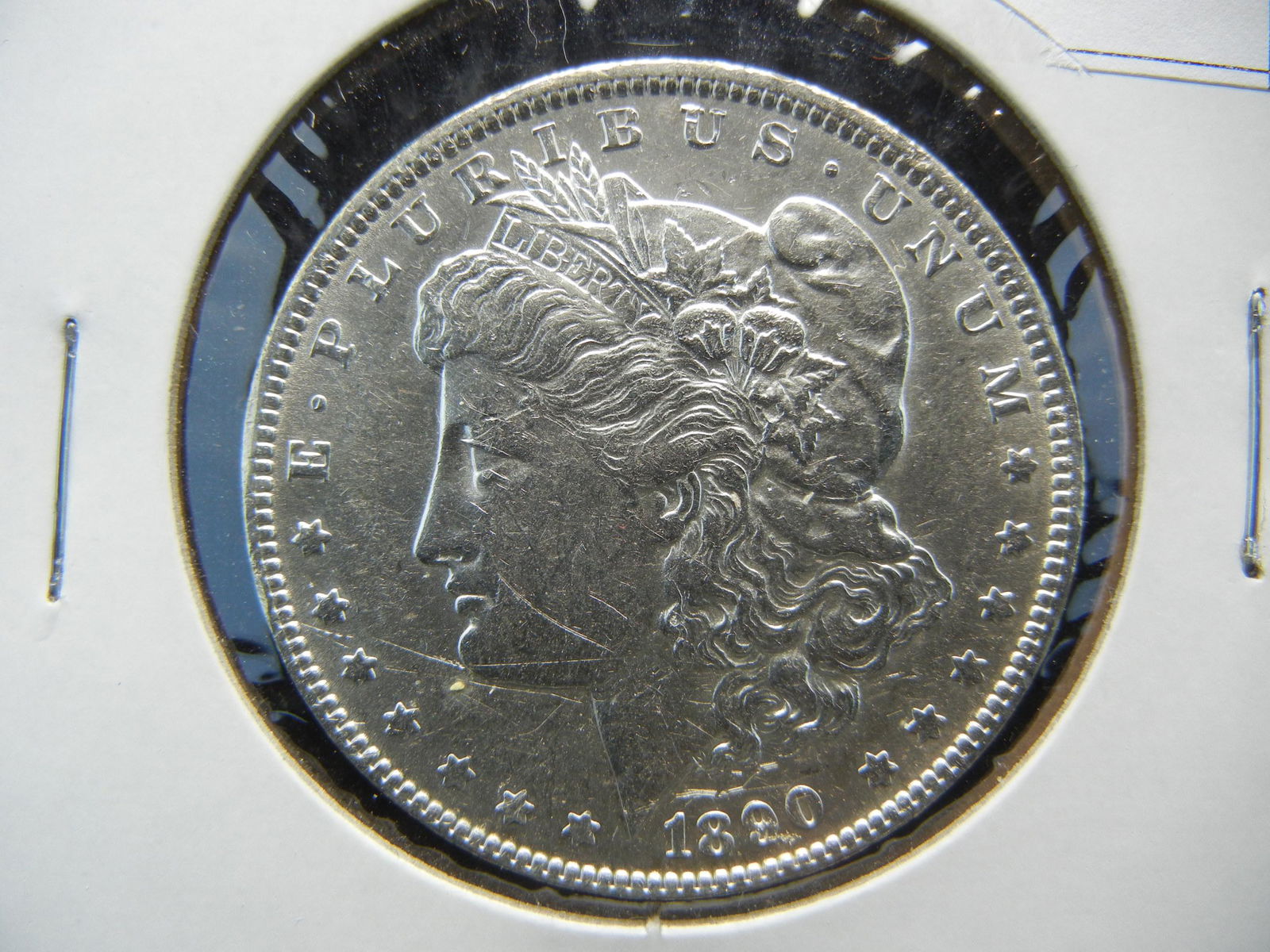 1890-P United States Morgan Silver Dollar AU (1 of 3)