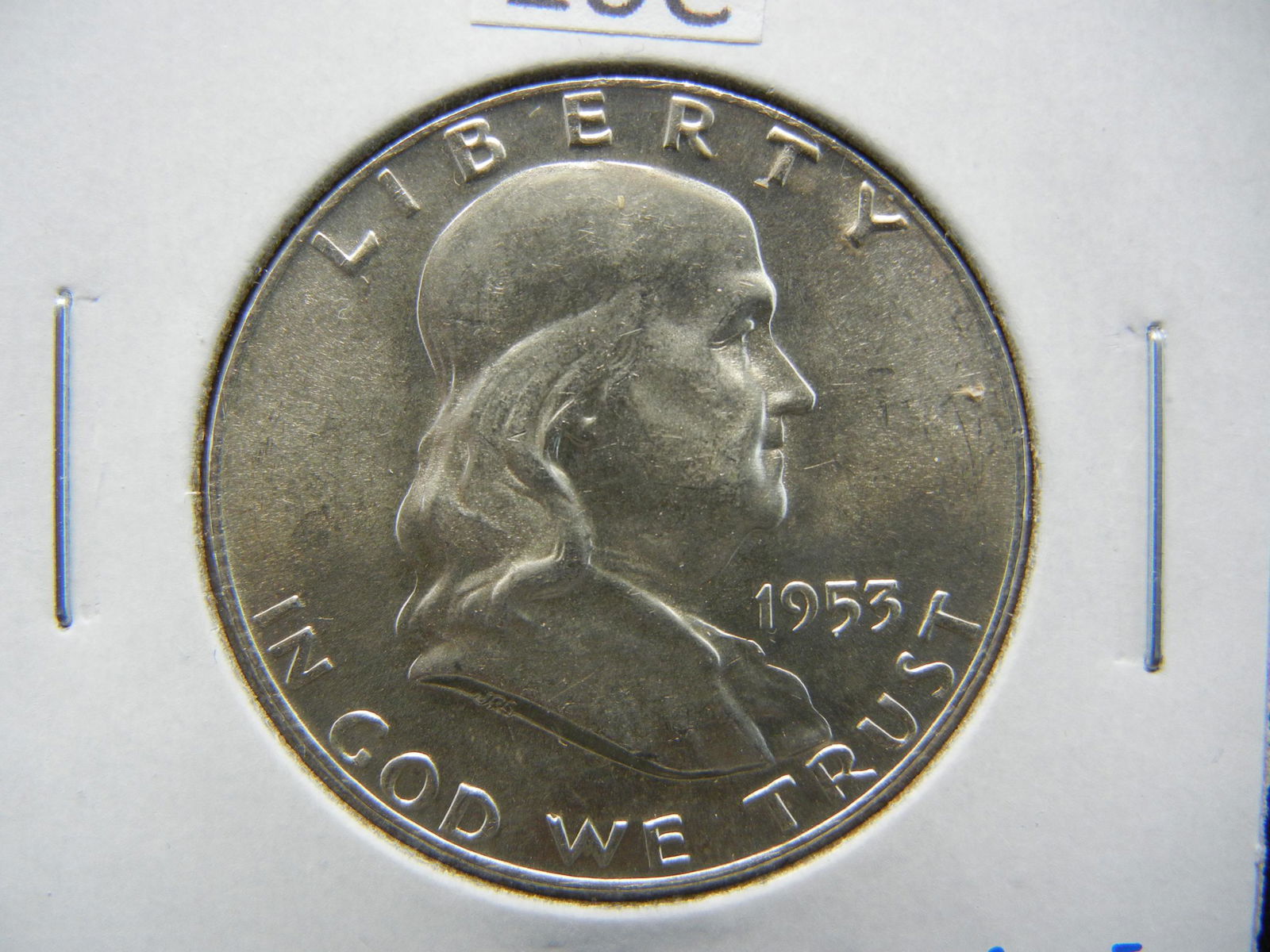 1953-D Franklin 50c.  Choice UNC. (1 of 3)