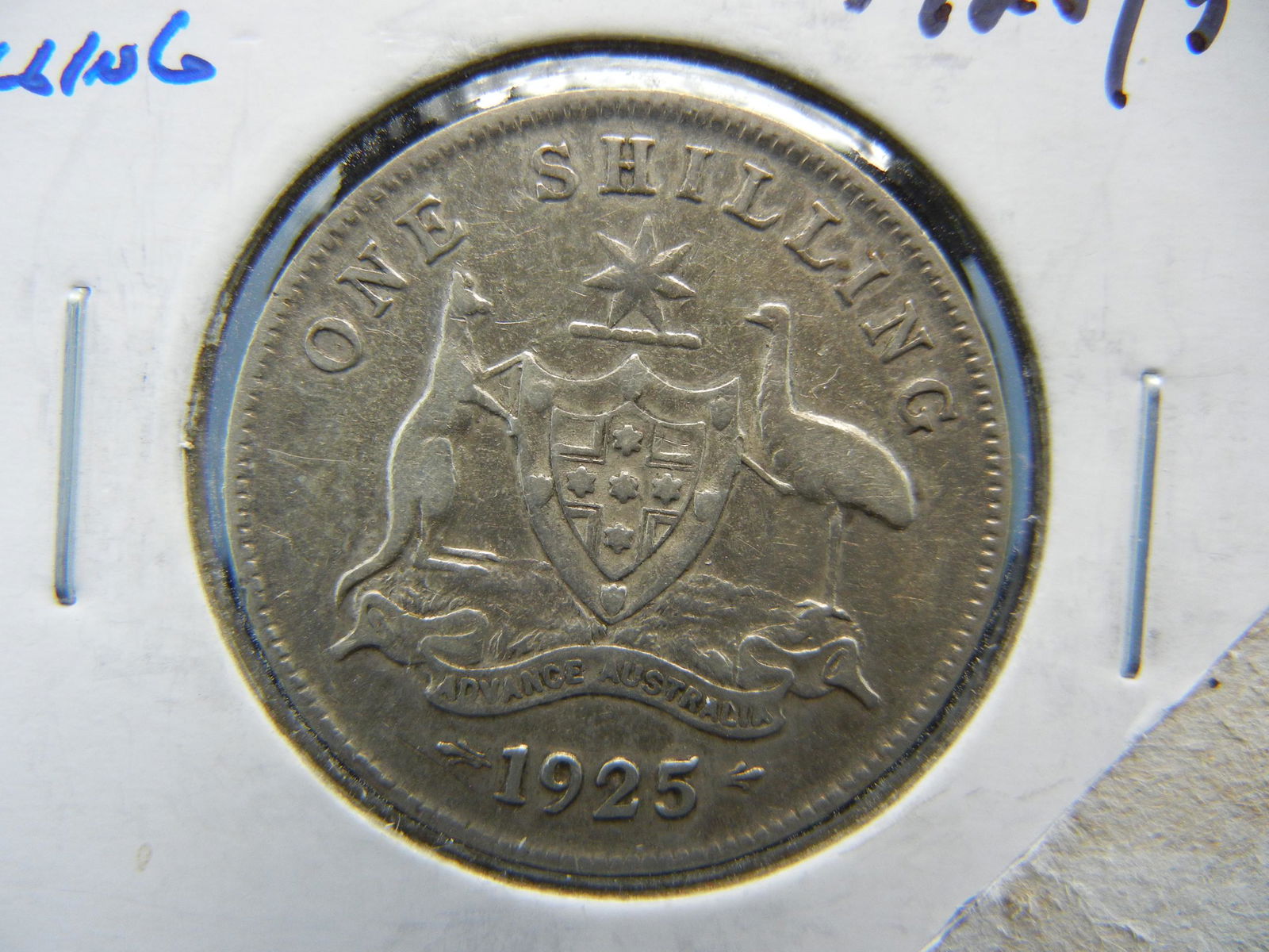 1925/3 Australia 1 Shilling.  Silver. (1 of 3)