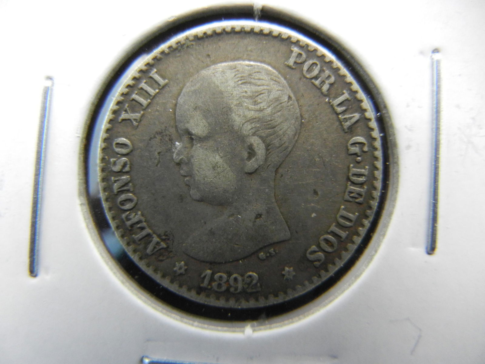 1892 Spain Silver 50 Cent. (1 of 3)