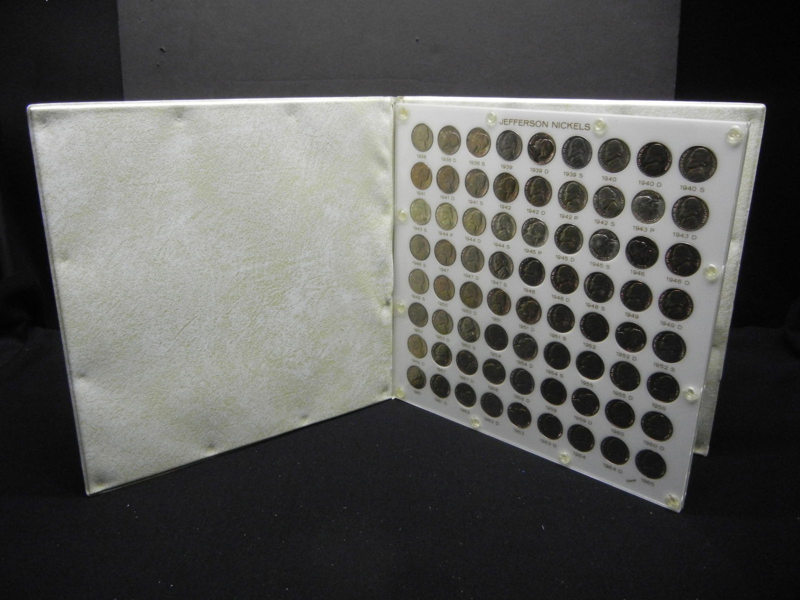 Complete Set GEM BU Jefferson Nickels In Capital (1 of 10)