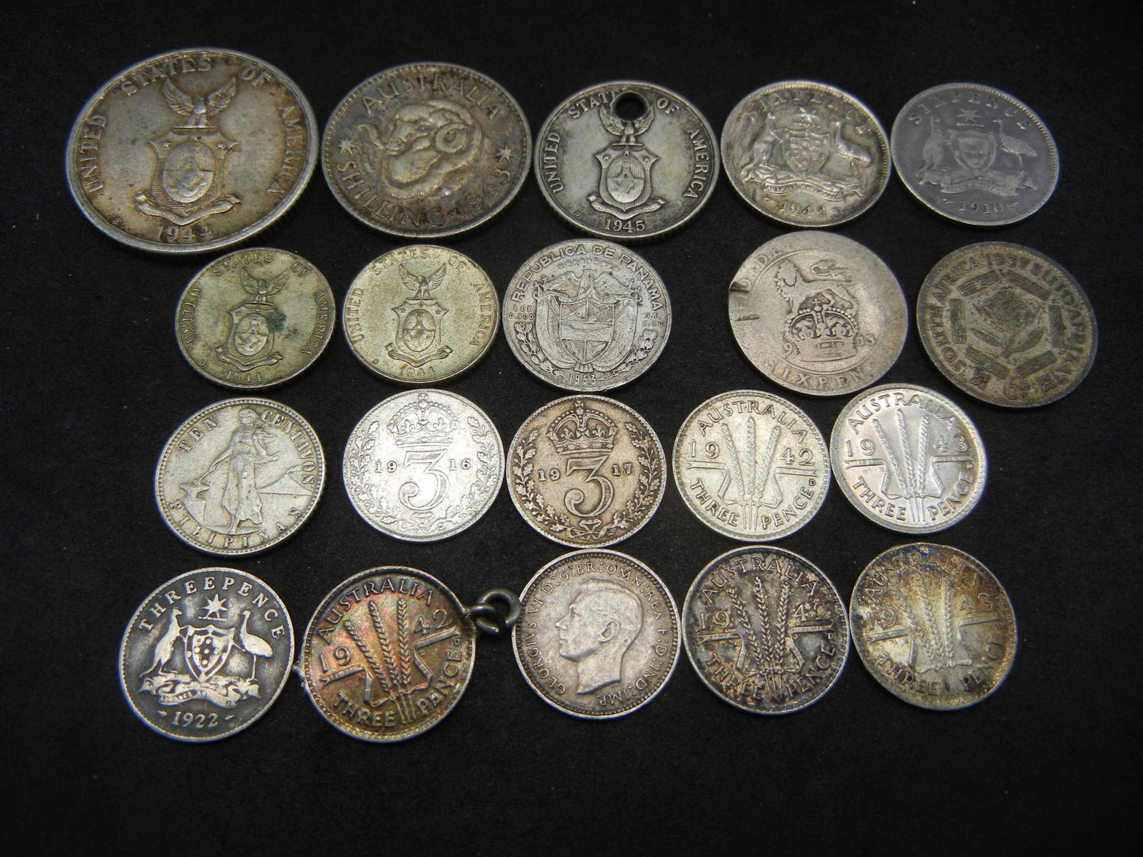 (20) Silver Foreign Coins (1 of 3)
