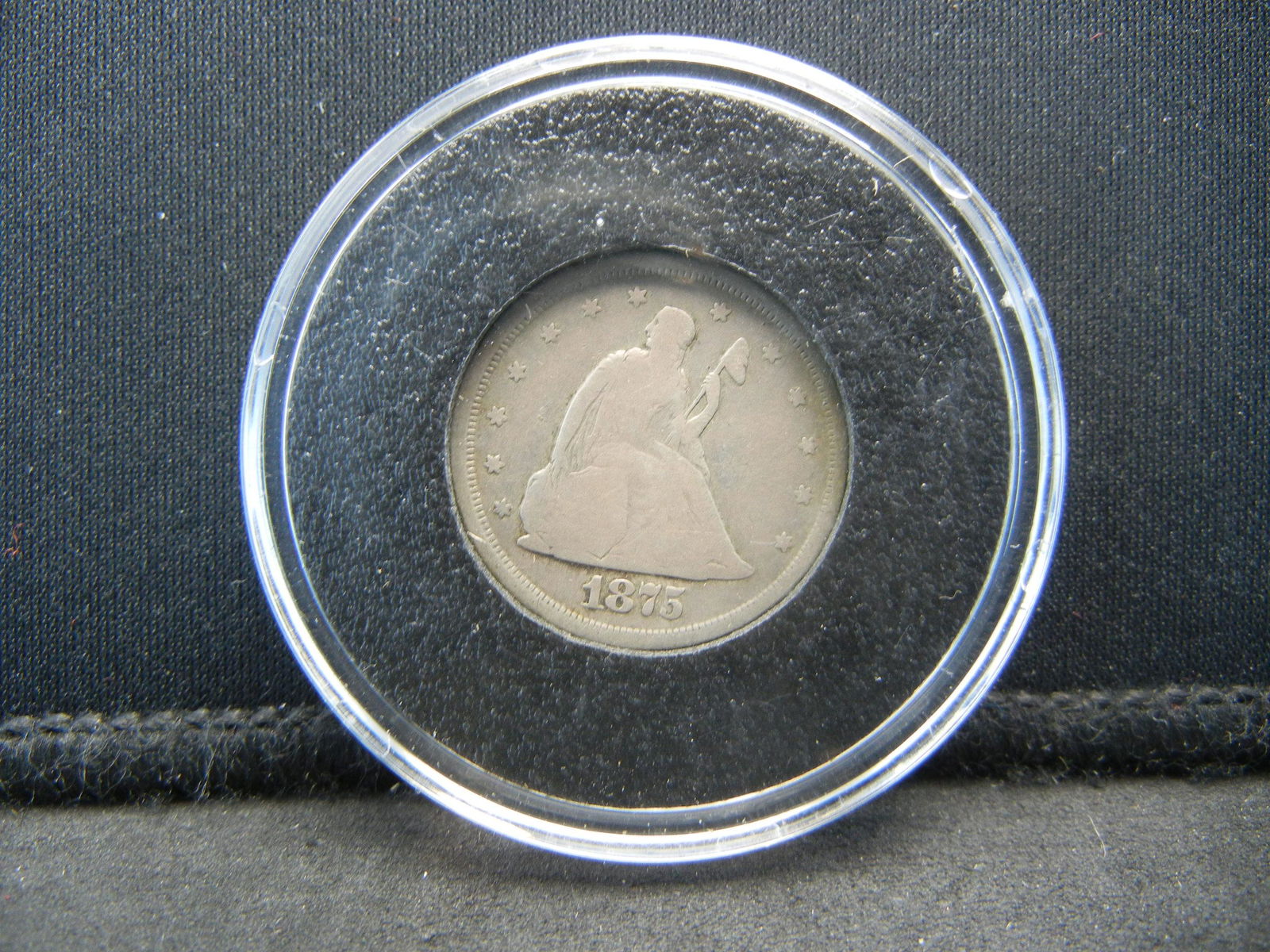 1875 S Twenty Cent Piece VG Nice type Coin (1 of 2)