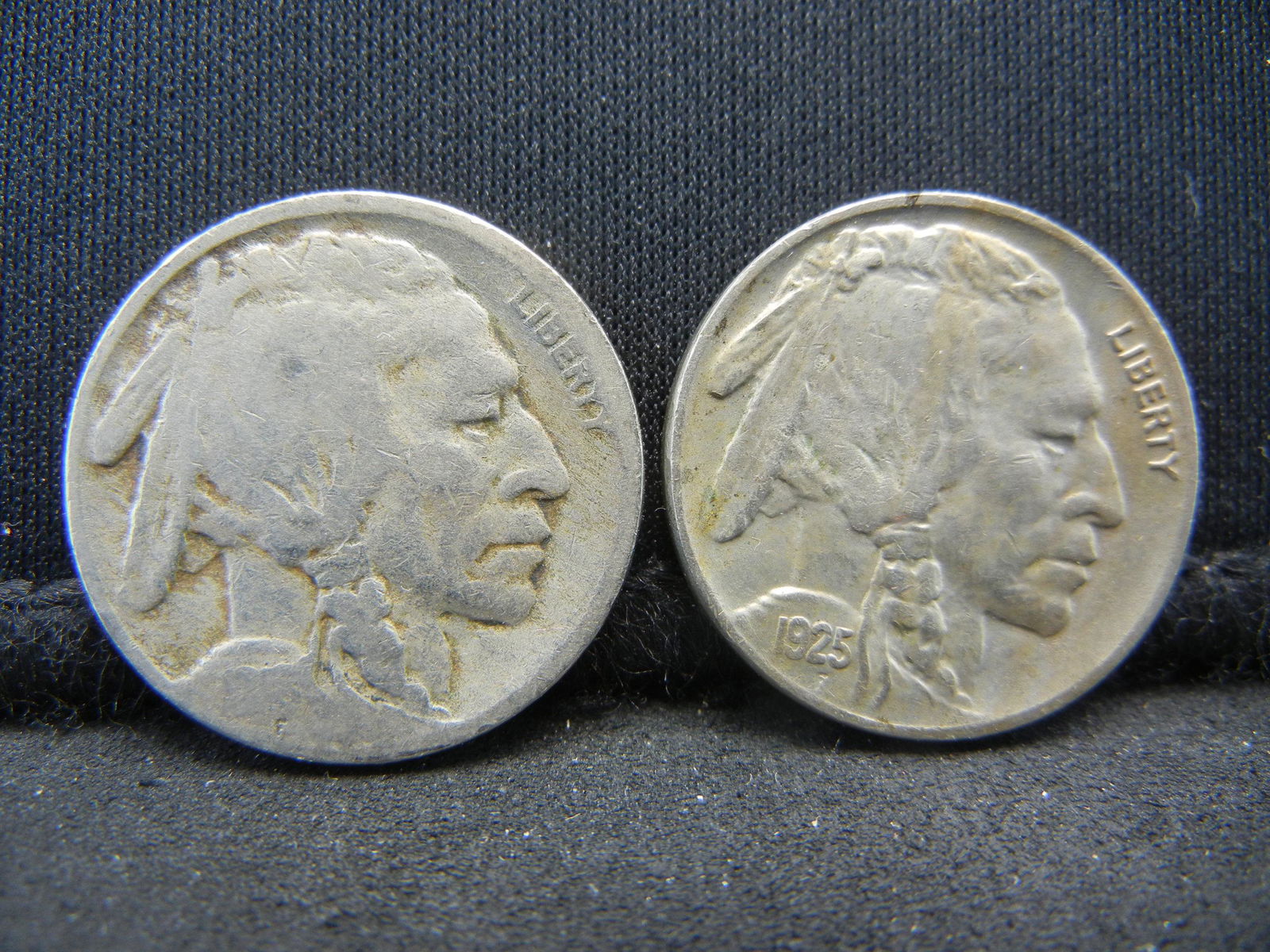 1918s,25 XF Buffalo Nickels Better Dates (1 of 2)