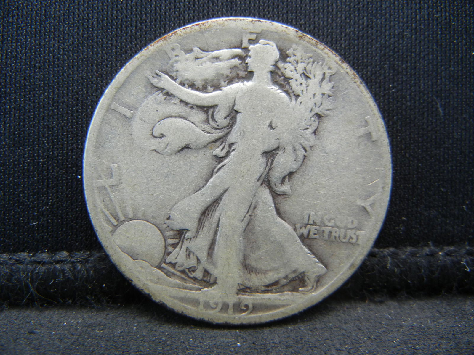 1919 D Walking Liberty Half Dollar VG Key Date (1 of 2)