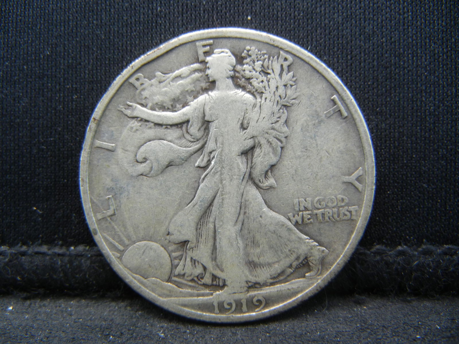1919 Walking Liberty Half Dollar Fine Key Date (1 of 2)