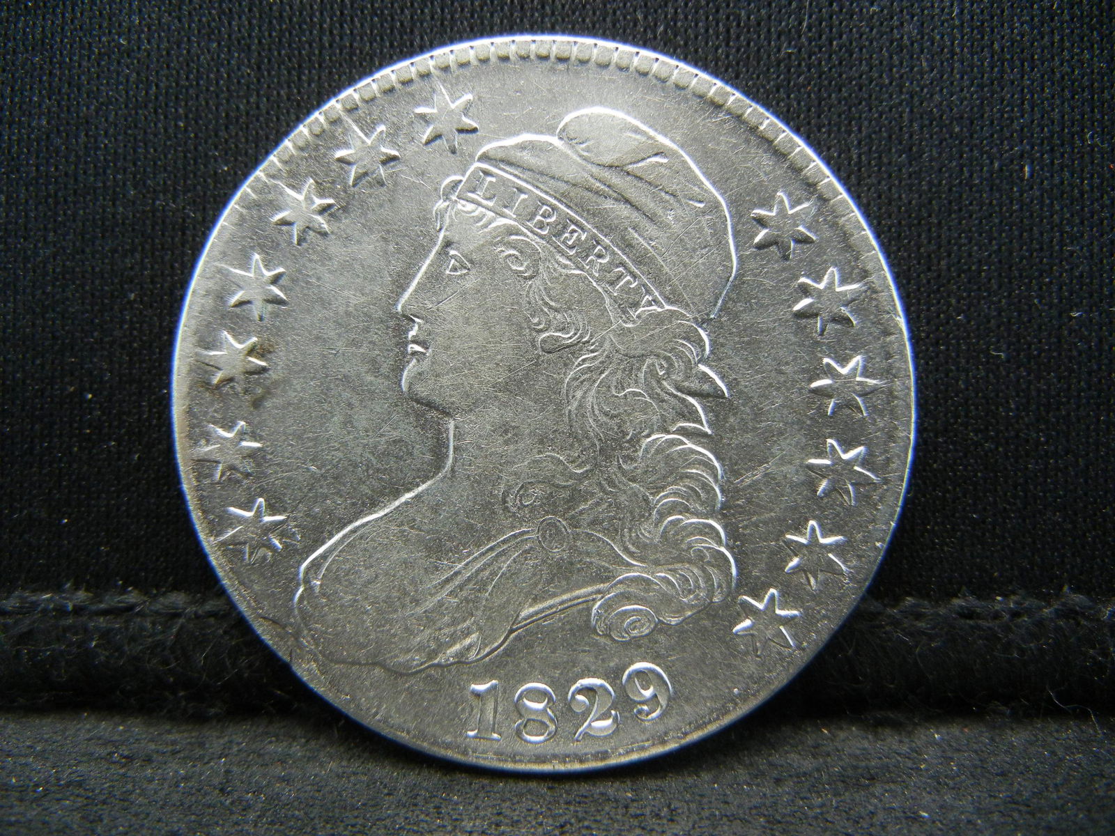 1829 Bust Half Dollar XF (1 of 2)