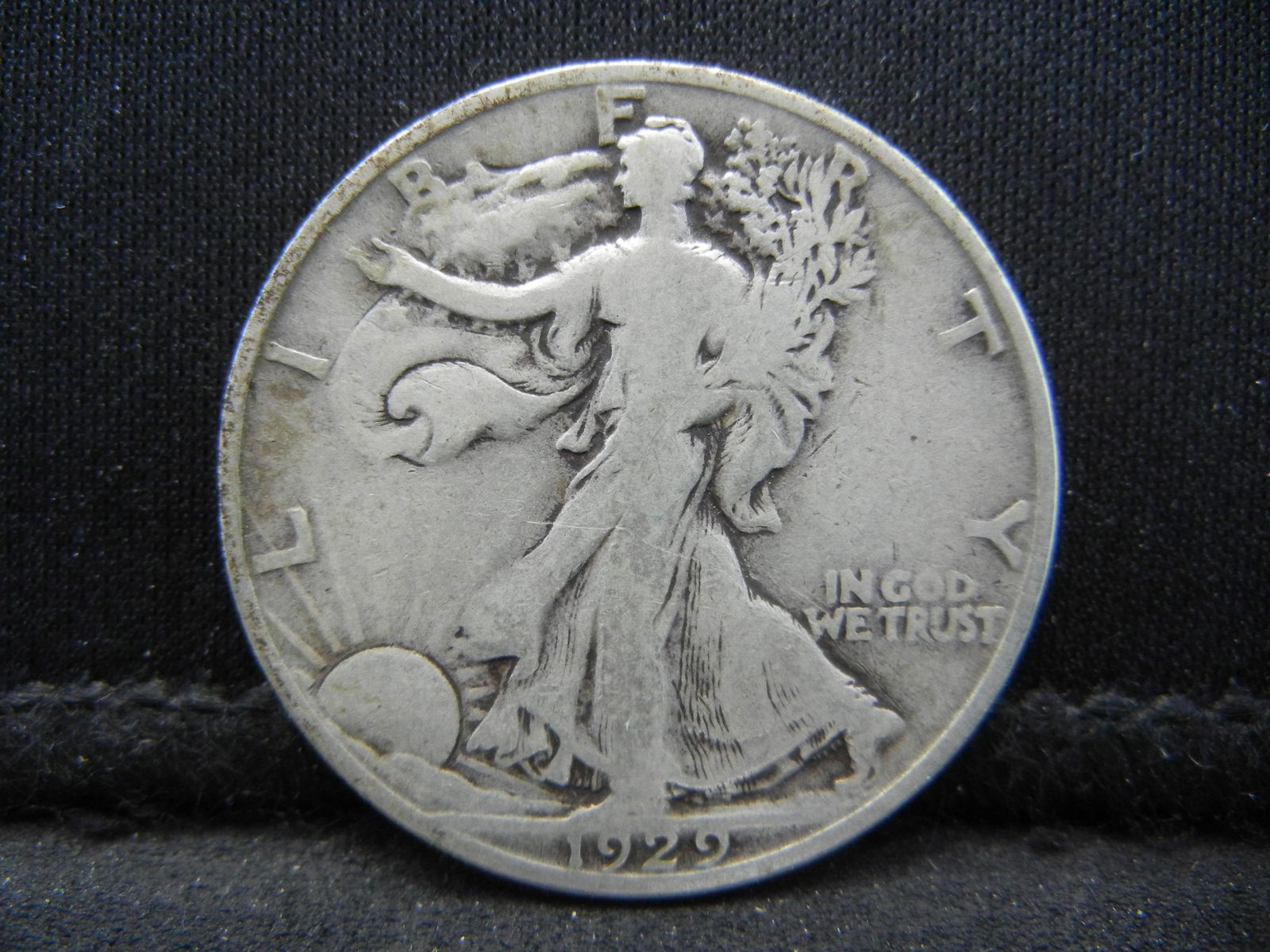 1929 S Walking Liberty Half Dollar F (1 of 2)
