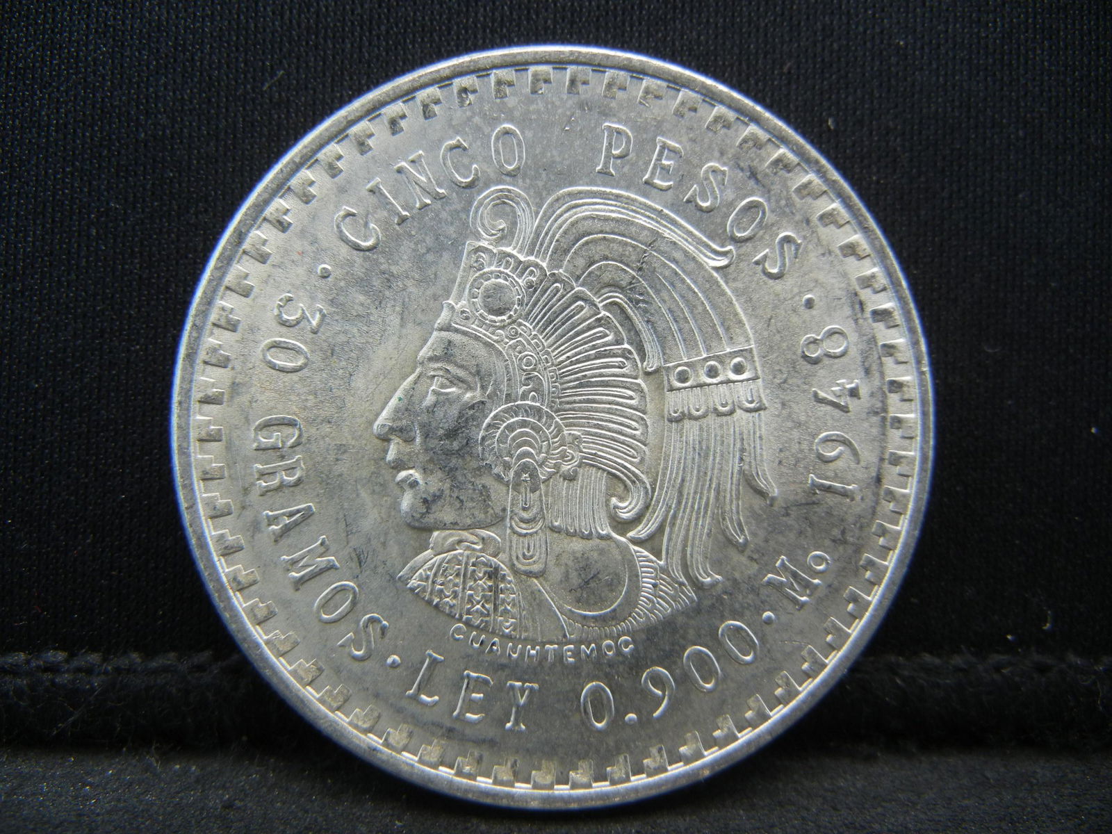 1948 Mexico Cinco Pesos BU (1 of 2)